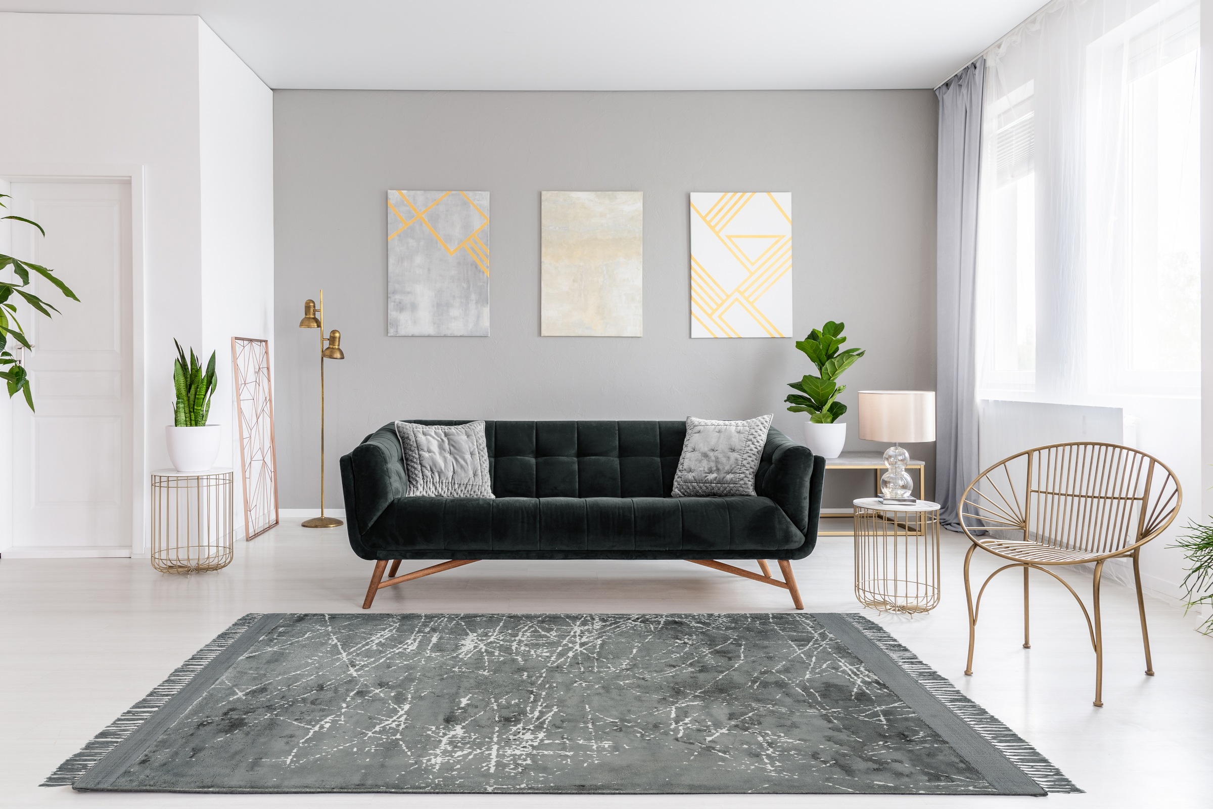 Padiro Tapis »Dolce Vita 225« Rectangulaire 10 mm Höhe Modern bedrucktes Unikat, Trendige Verwaschung