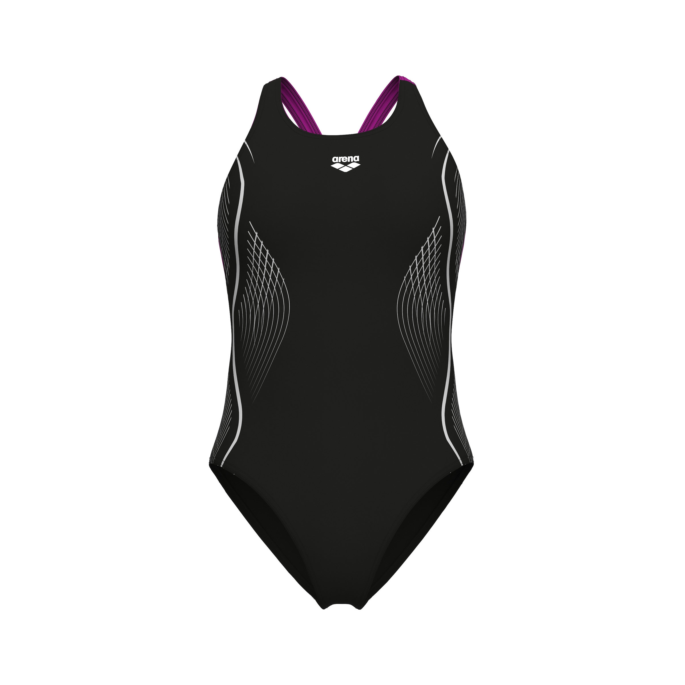 Arena Maillot de bain »WOMEN'S ARENA GRID SWIMSUIT V BACK GRAPHIC« 1 cuis