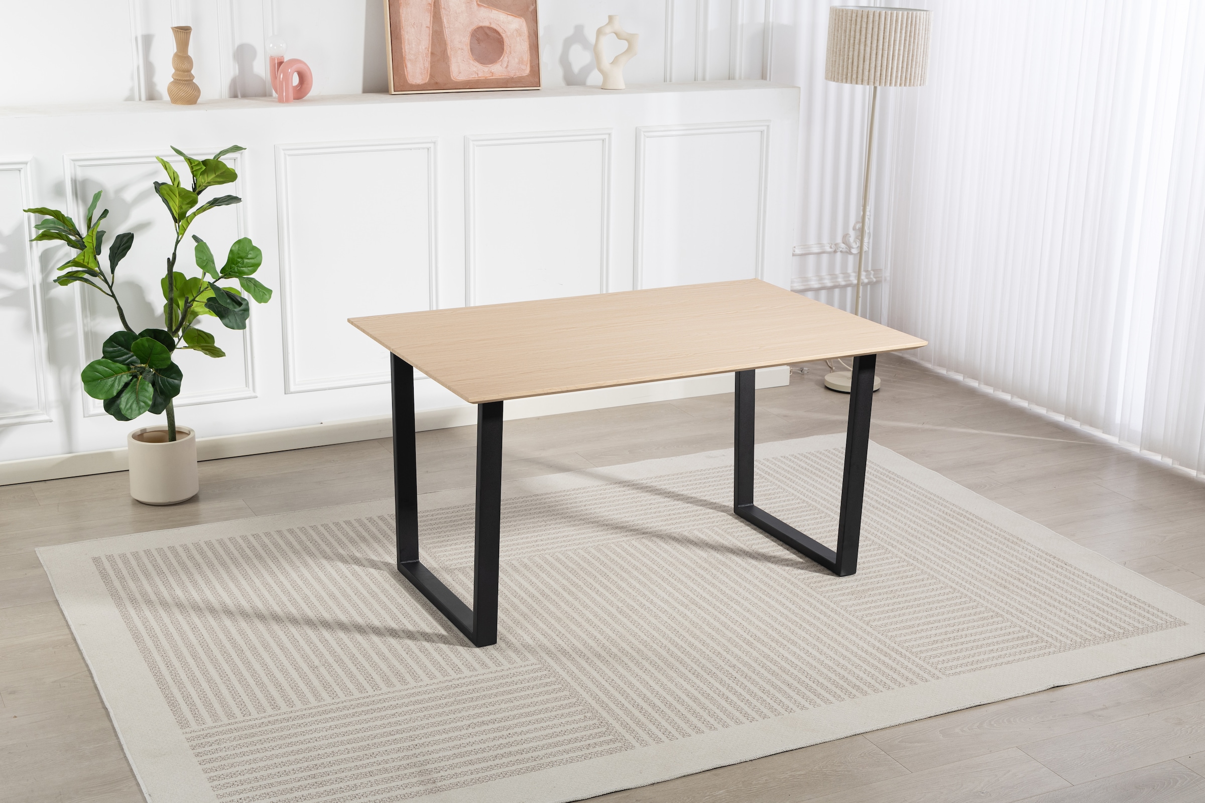 Duo Collection Table de salle à manger »Tisch Nala« 1 cuis tlg. structure métallique stable