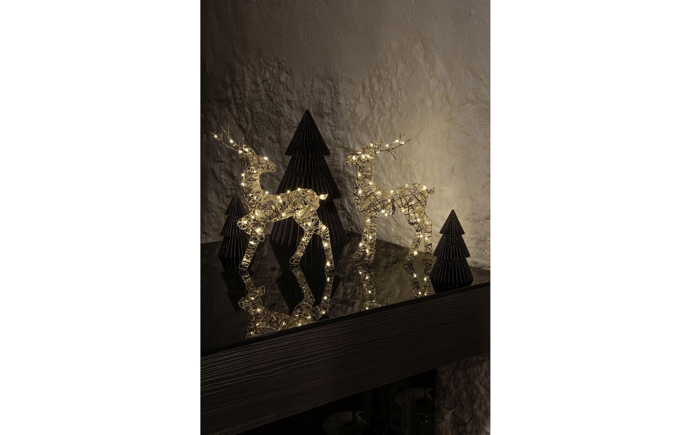 STT Figurine décorative LED »reindeer, 30« blanc chaud