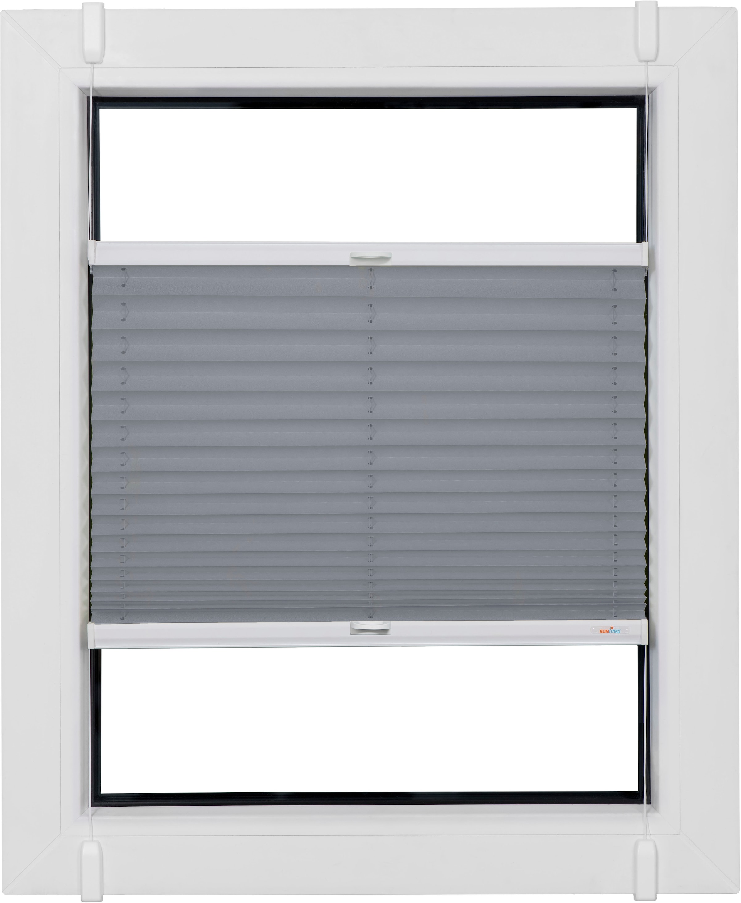 sunlines Plissee »Classic Style Crepe« Lichtschutz ohne Bohren verspannt verspannt mit Simply-Fix Klemmträger, nach Mass