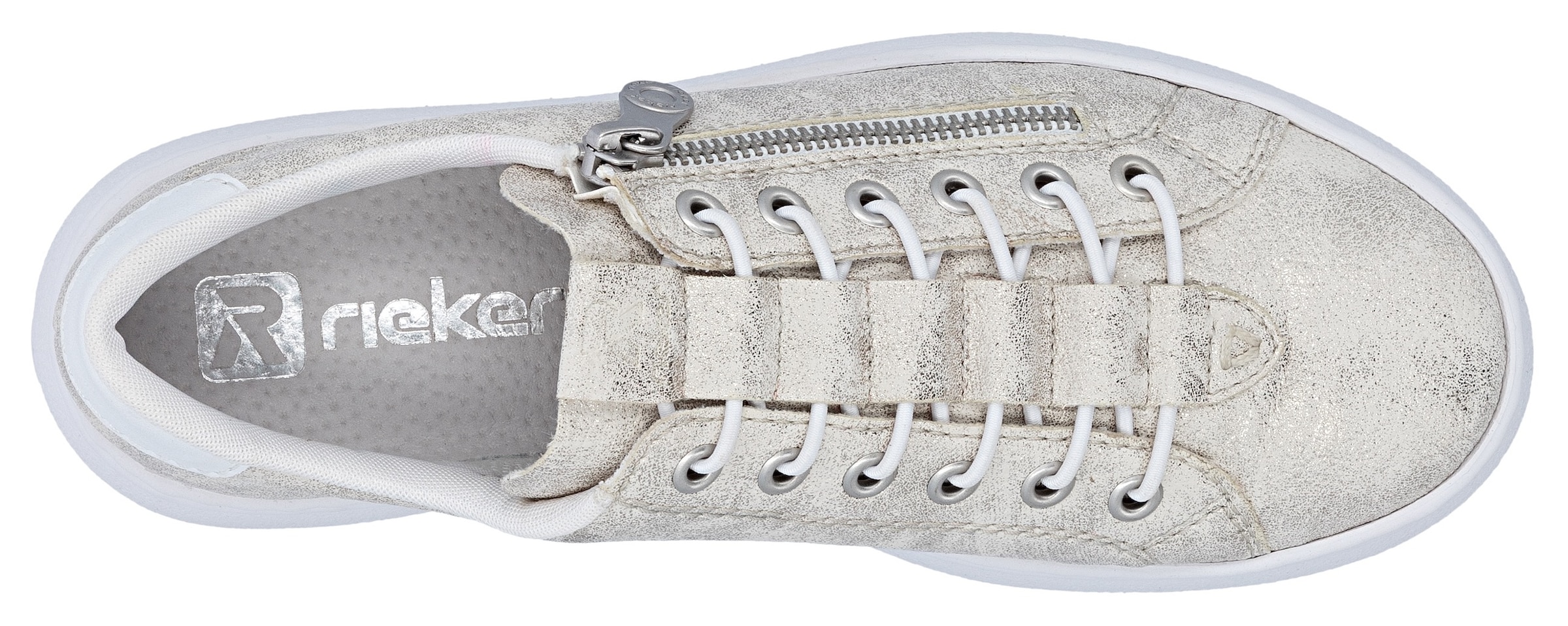 Rieker Baskets à plateforme  Sneaker, Slip-On Sneaker, Slipper mit Schaftrandpolster