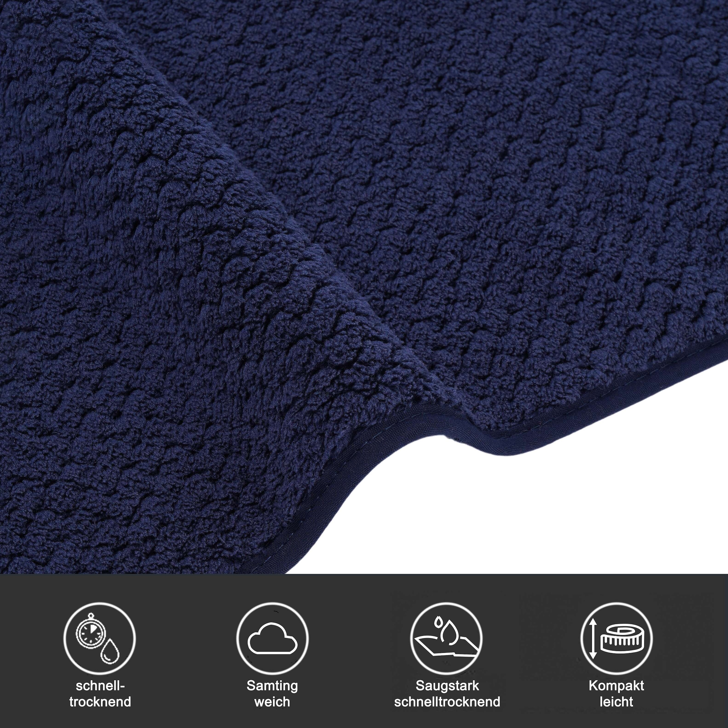 GOODproduct Handtücher »Parris, diverse Grössen, ideal als Sporthandtuch, Reisehandtuch« sehr leicht, kompakt, schnelltrocknend, Mikrofaser, mit Waffelmuster