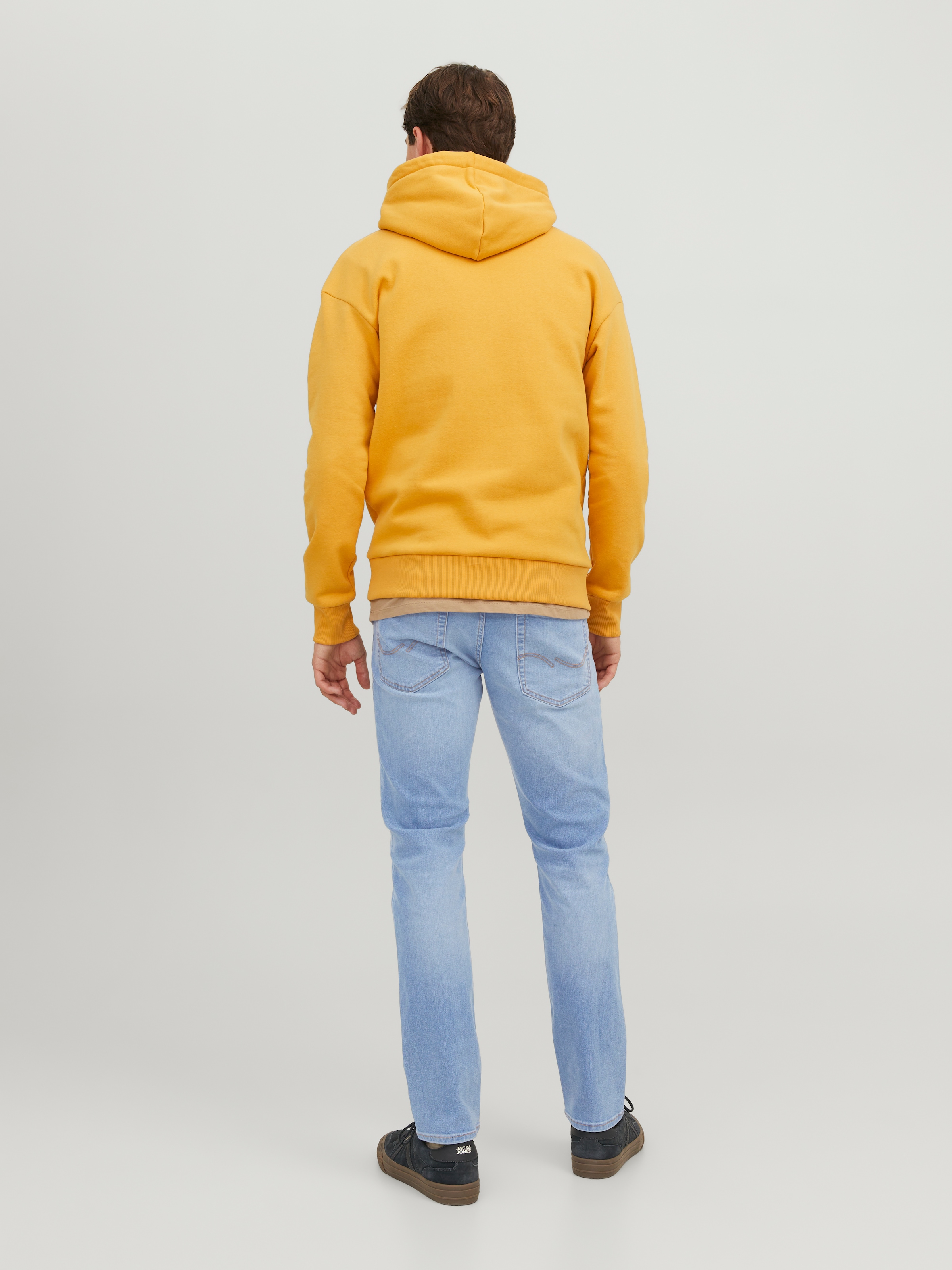 Jack & Jones Slim-fit-Jeans »JJIGLENN mit Used-Look und Stretchkomfort« Abriebeffekte, modisch, slim fit, Baumwollmischung