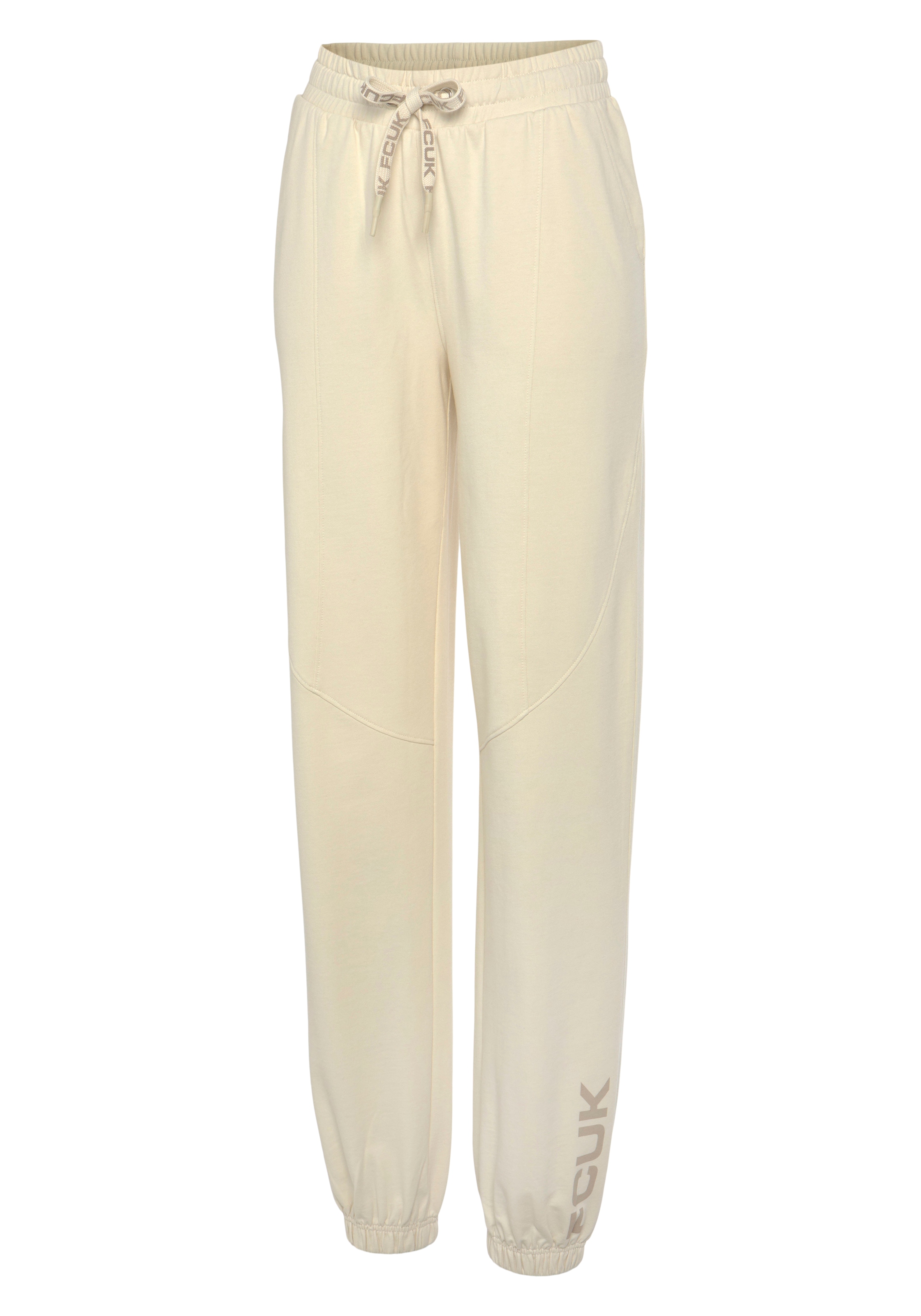 FCUK Sweatpants  mit Logodruck am Bein, Loungewear