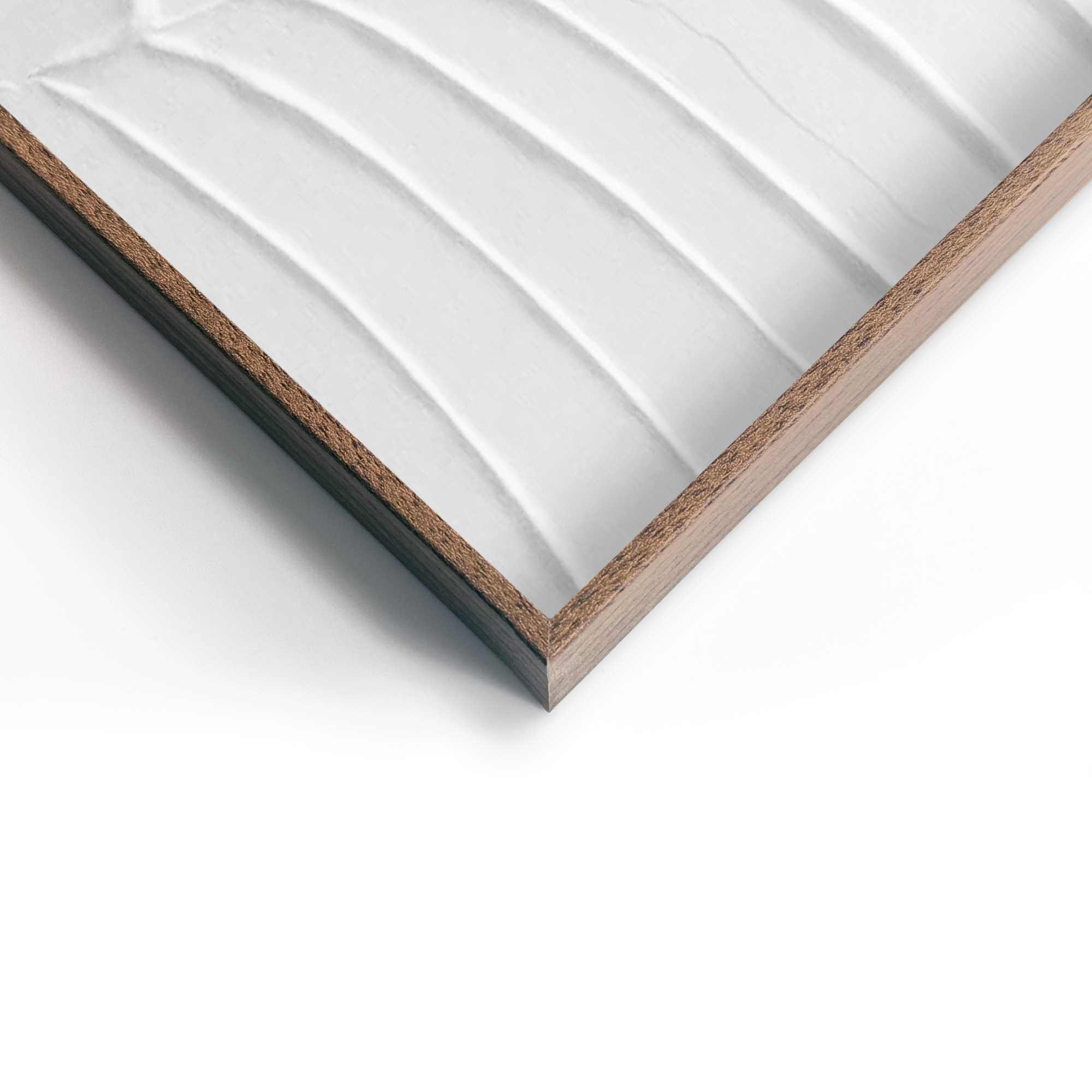 Reinders! Fresque murale »Blattadern« Wohnzimmer - Weiss - MDF - Blumen und Pflanzen - 30x40 cm