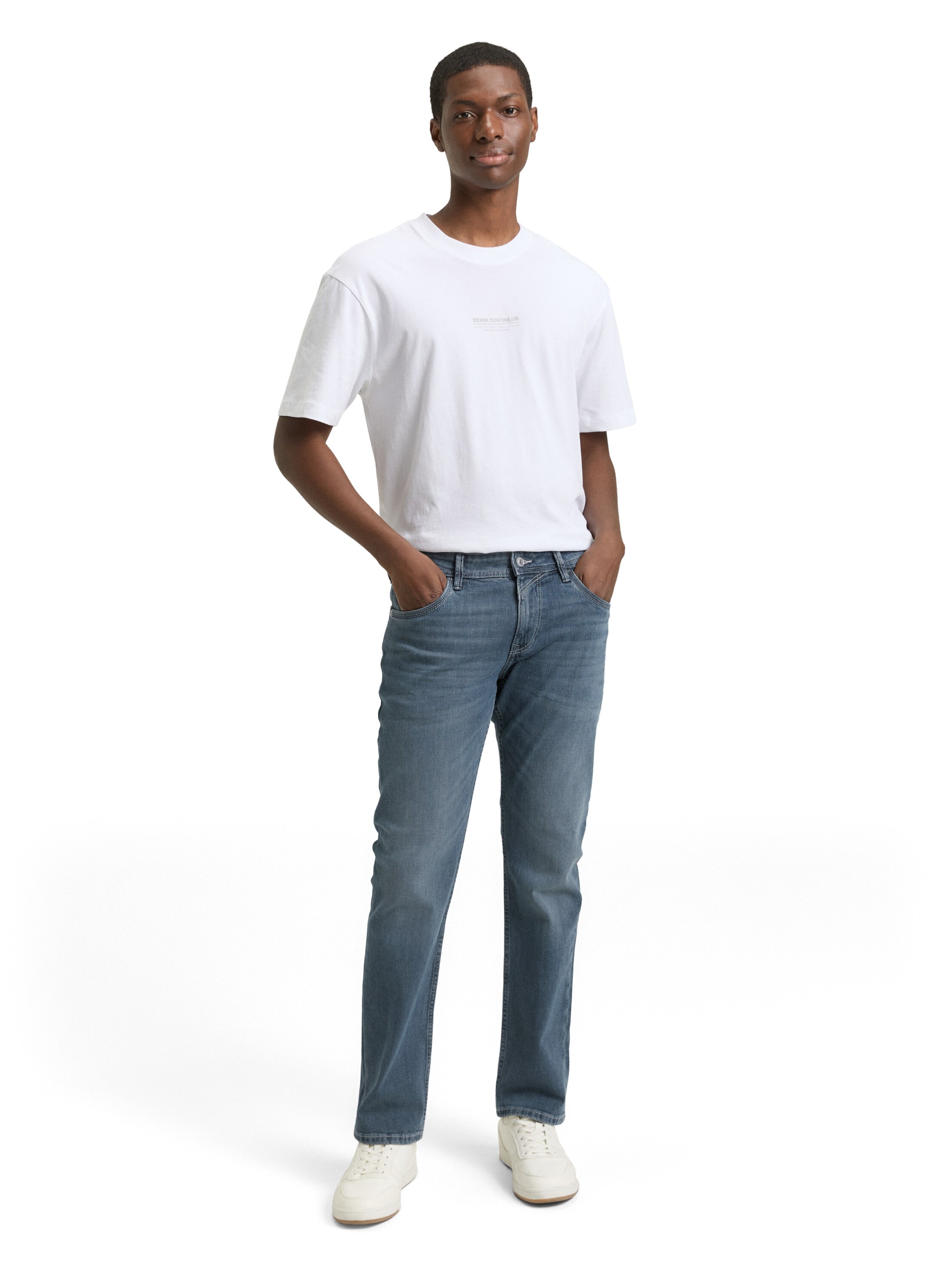 TOM TAILOR Denim Jeans droit im klassischen 5-Pocket-Design