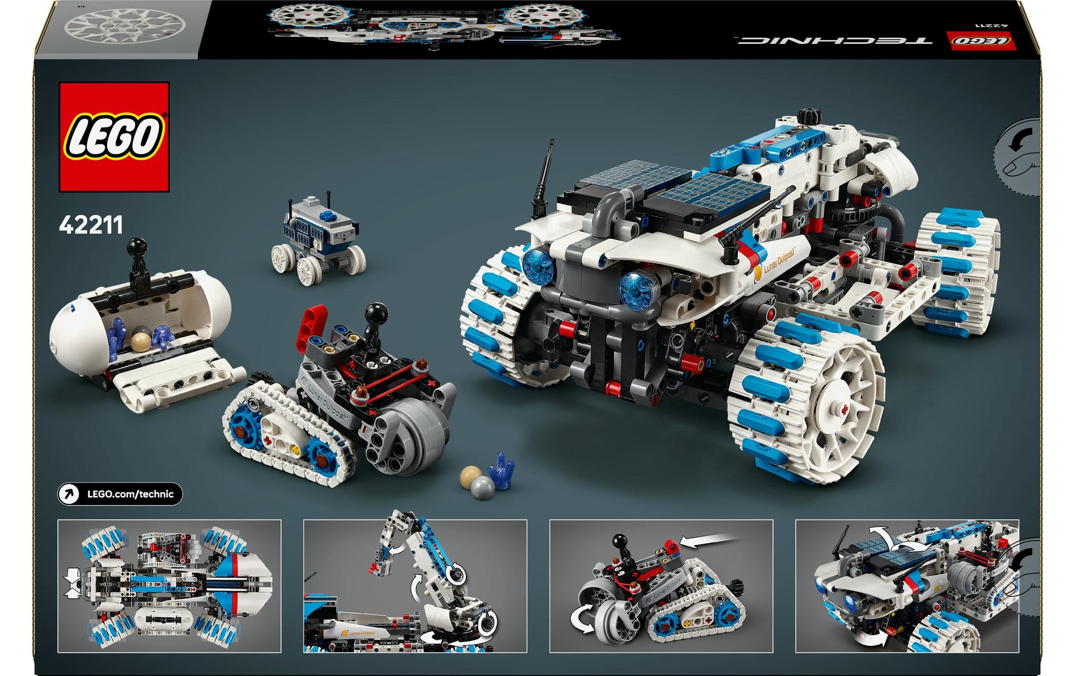 LEGO® Spielbausteine »LEGO® Technic Lunar Outpost Mondrover-Raumfahrzeug 42211«