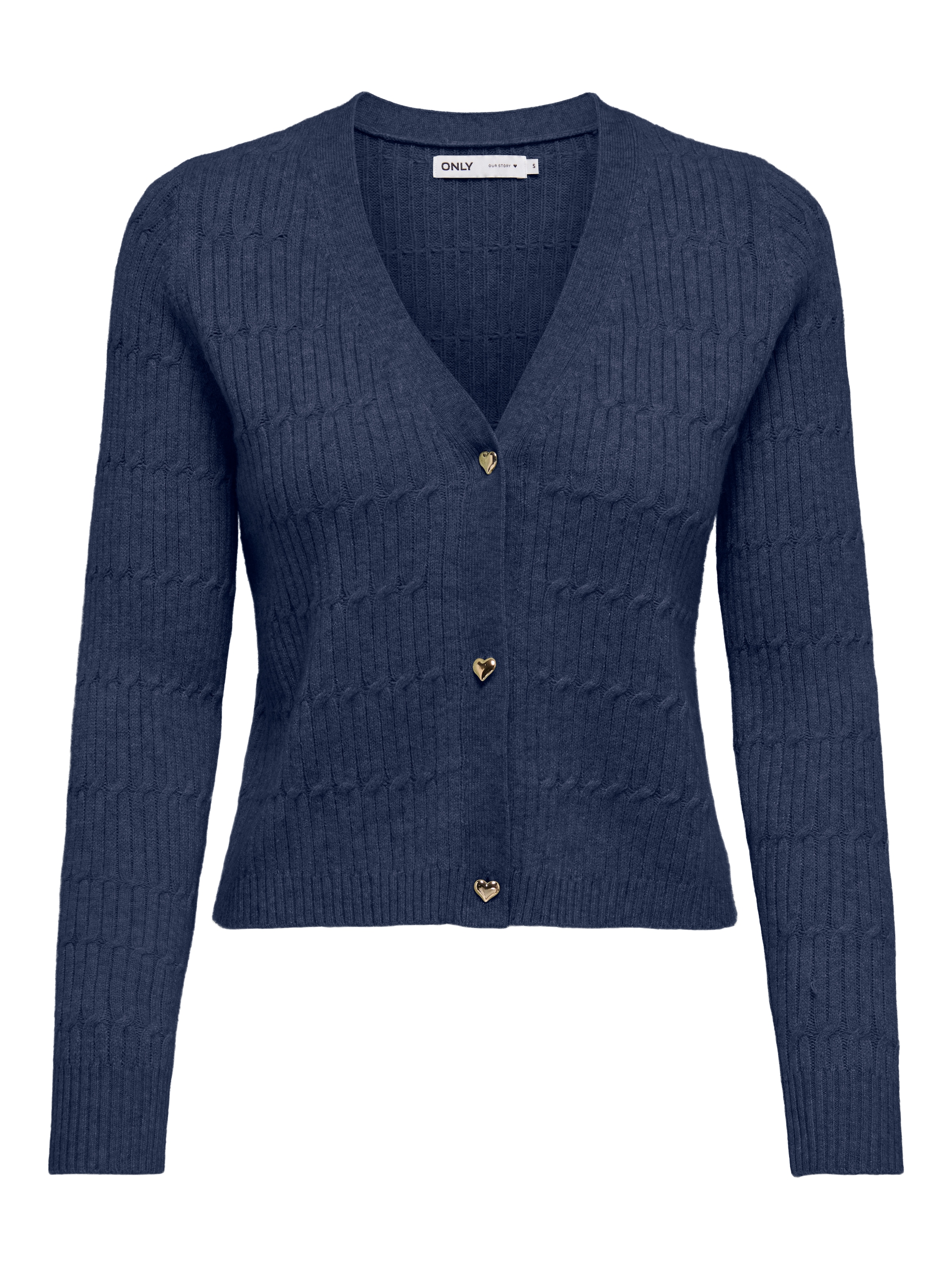 ONLY Veste en tricot »ONLKATIA LS CABLE V-NECK CARDIGAN CC KNT«