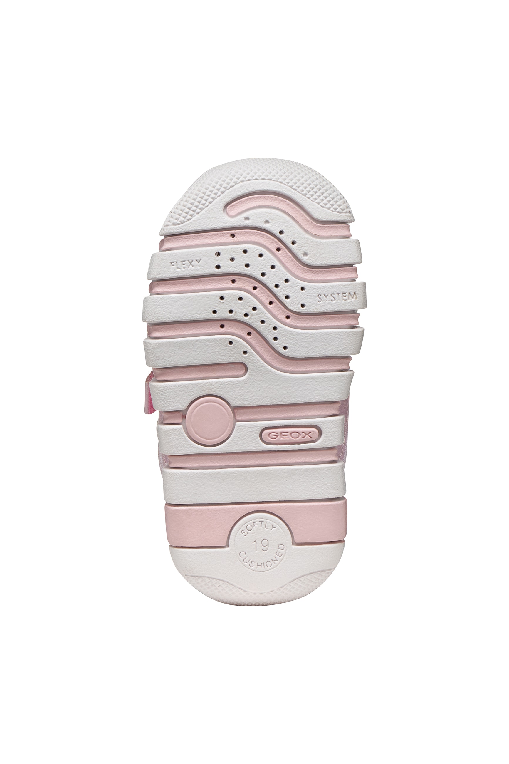 Geox Lauflernschuh »B IUPIDOO GIRL«  Babyschuh im Pastell-Look, Grössenschablone zum Download