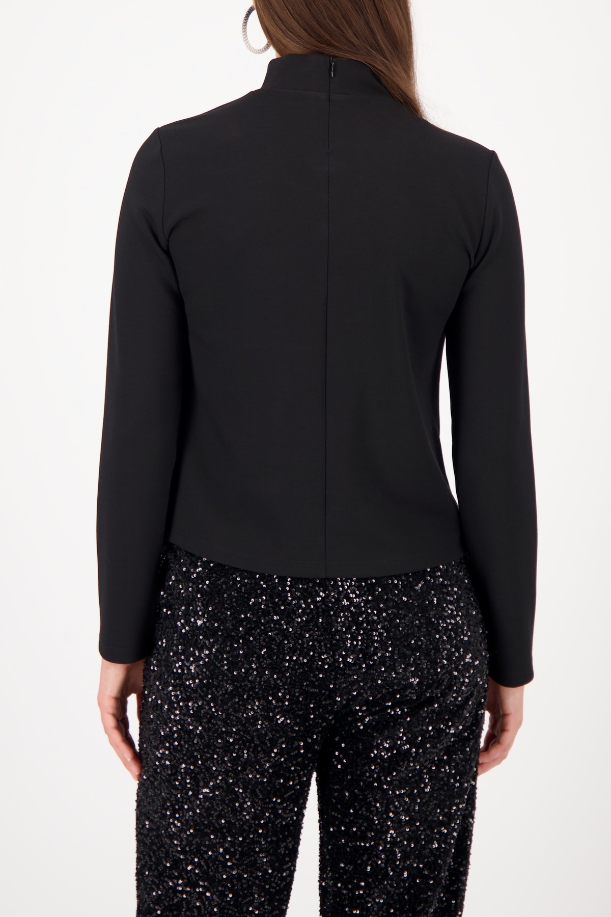 Monari Sweatshirt »Sweatshirt Cutout«, Regular fit mit Stehkragen
