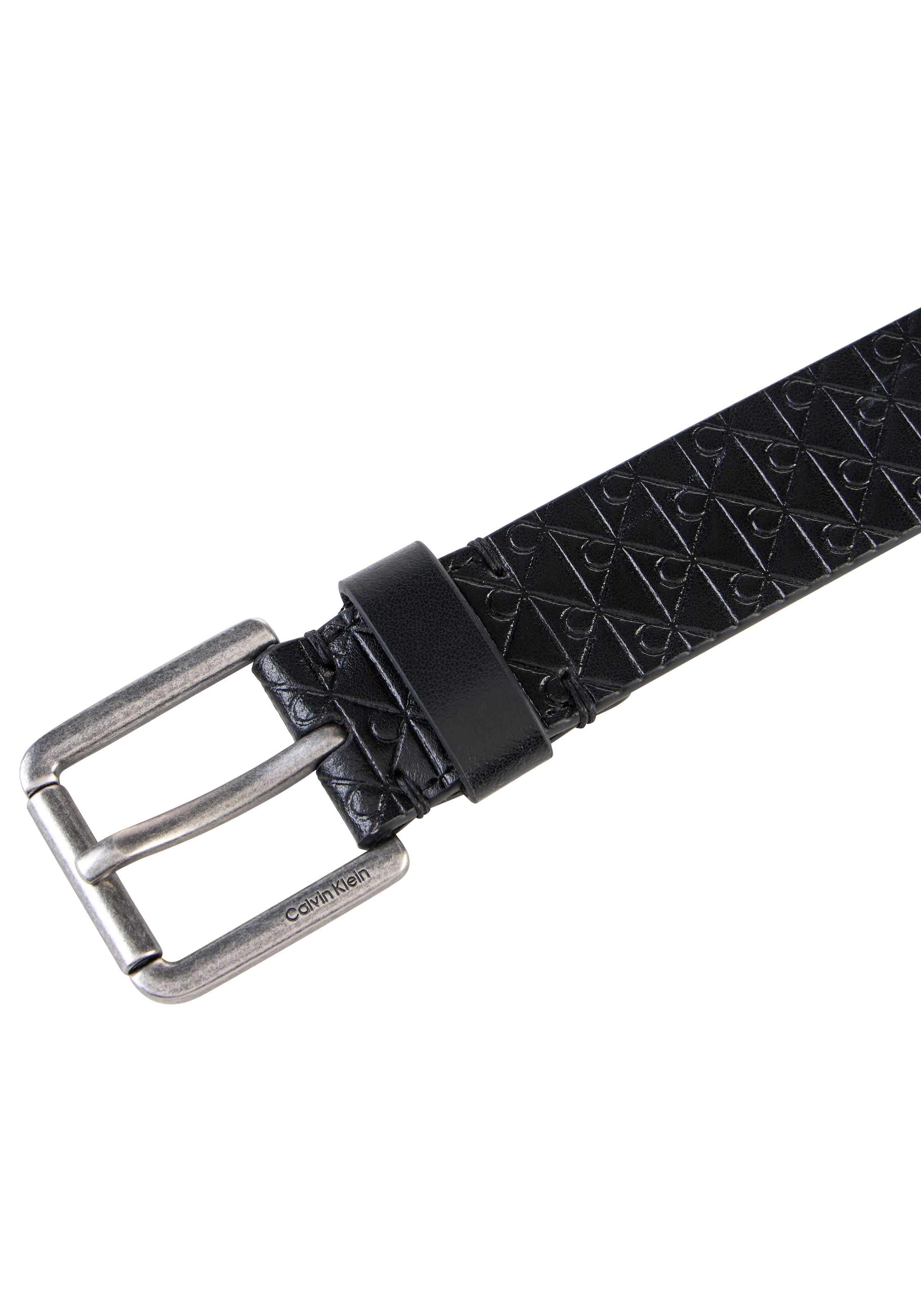 Calvin Klein Ledergürtel »CASUAL ROLLER BUCKLE AOP 35MM« Regular fit und grössenverstellbar