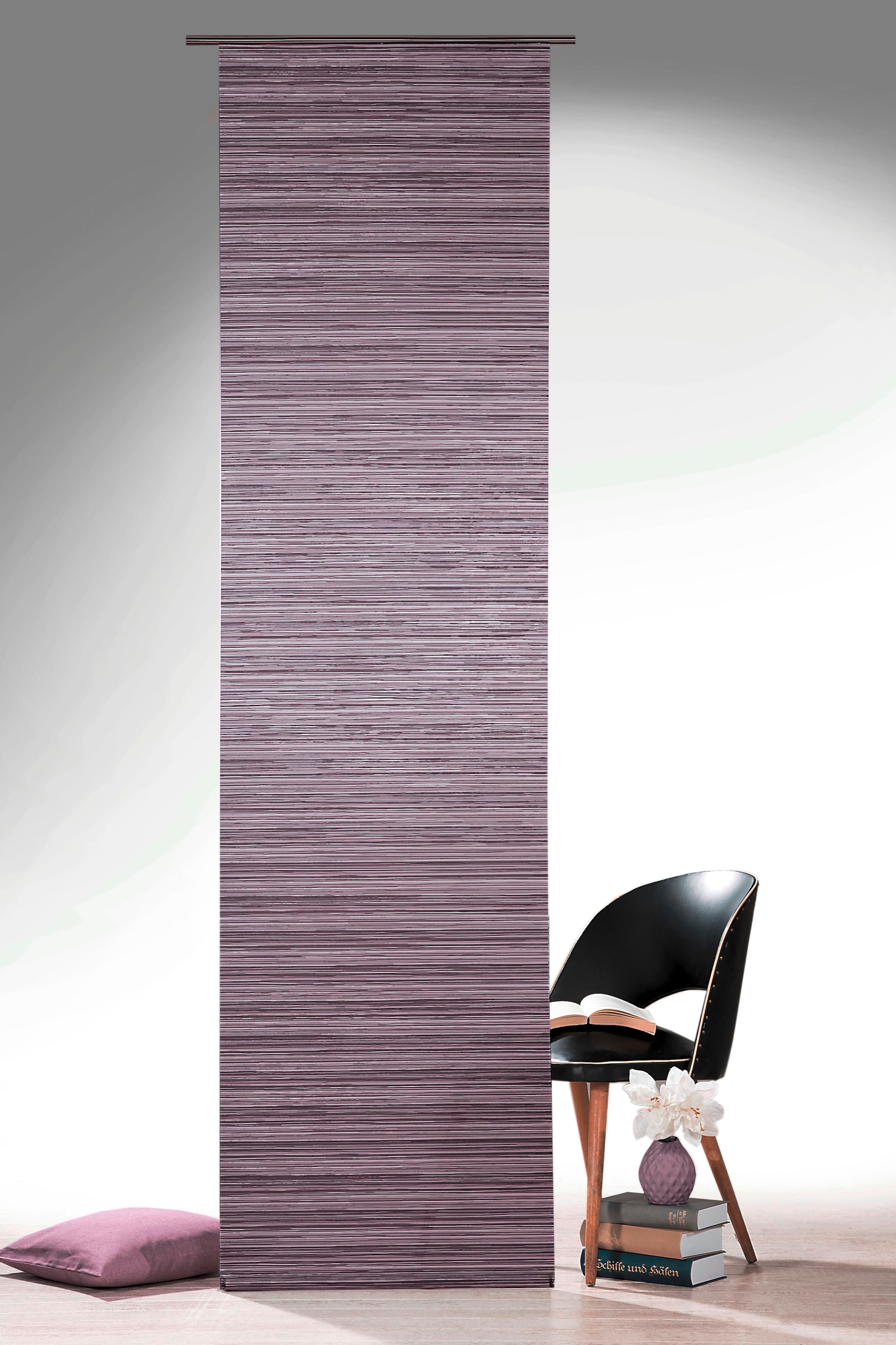 Weckbrodt Rideau coulissant »Antoni« Support de panneau 1 cuis tlg. Raumteiler, strukturierte Oberfläche, halbtransparent, Store