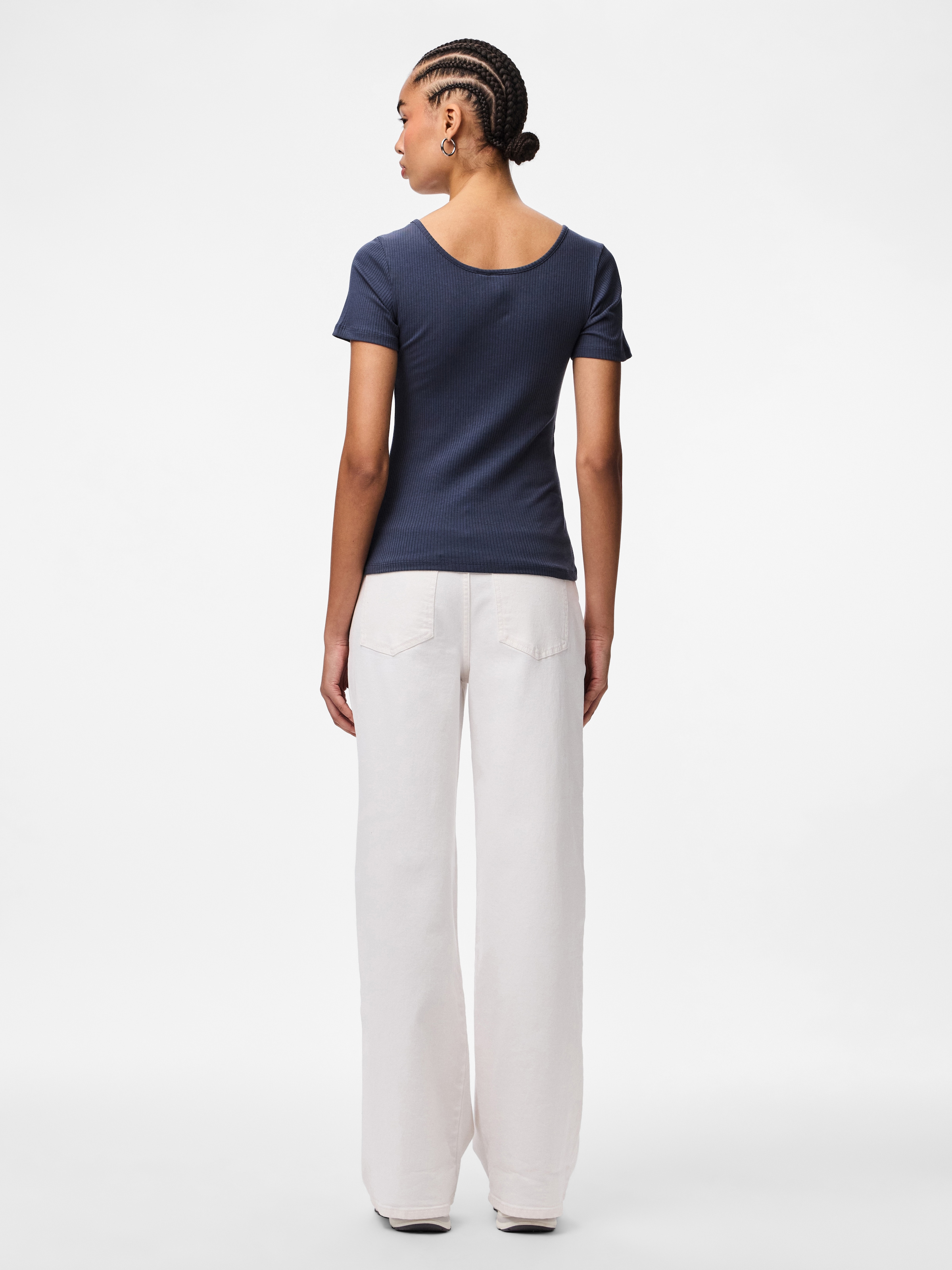 pieces Kurzarmshirt »PCKITTE SS TOP NOOS BC«
