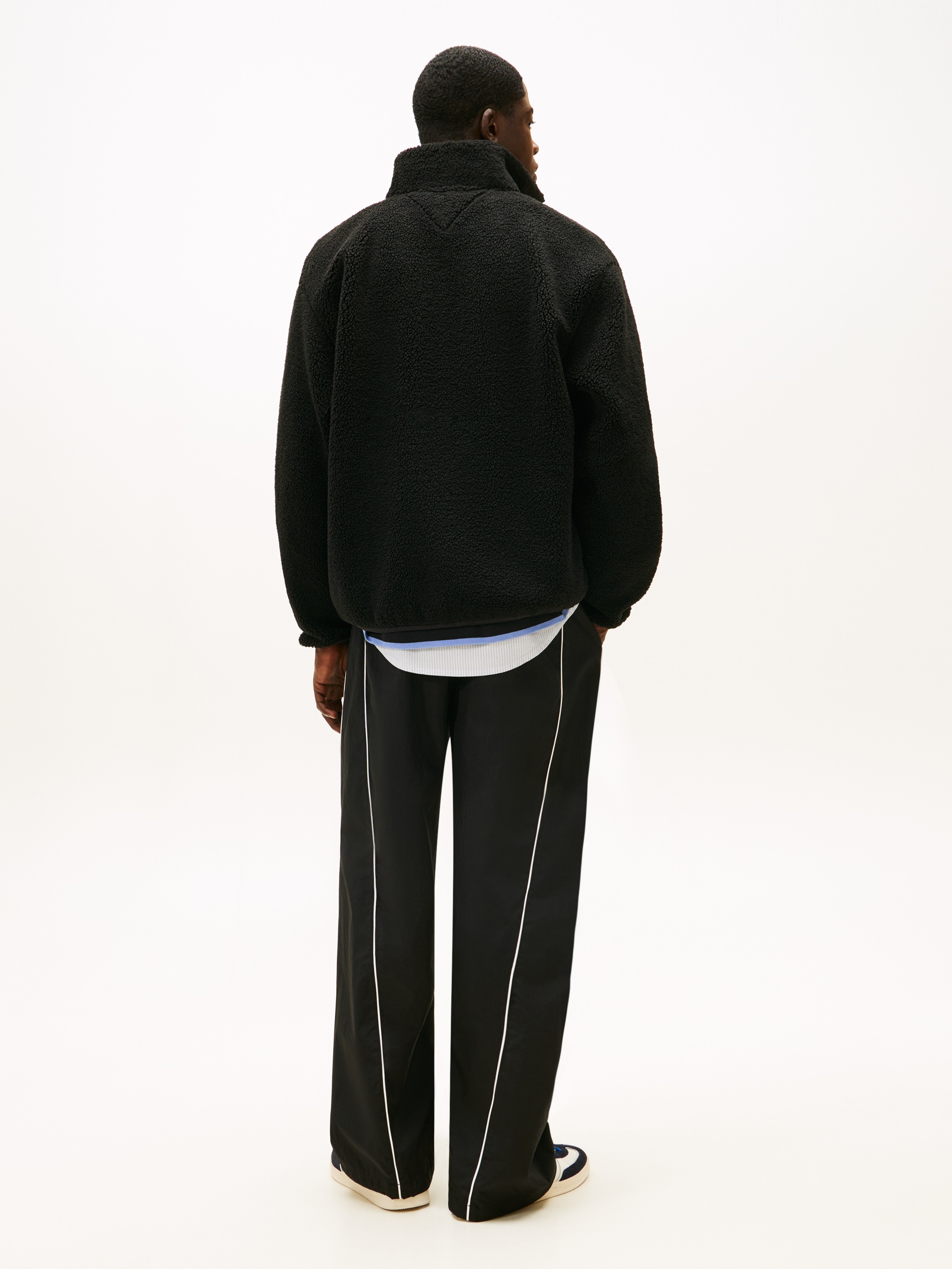 Tommy Jeans Veste polaire »TJM BADGE TEDDY« Stehkragen, Teddyfleece, relaxed fit