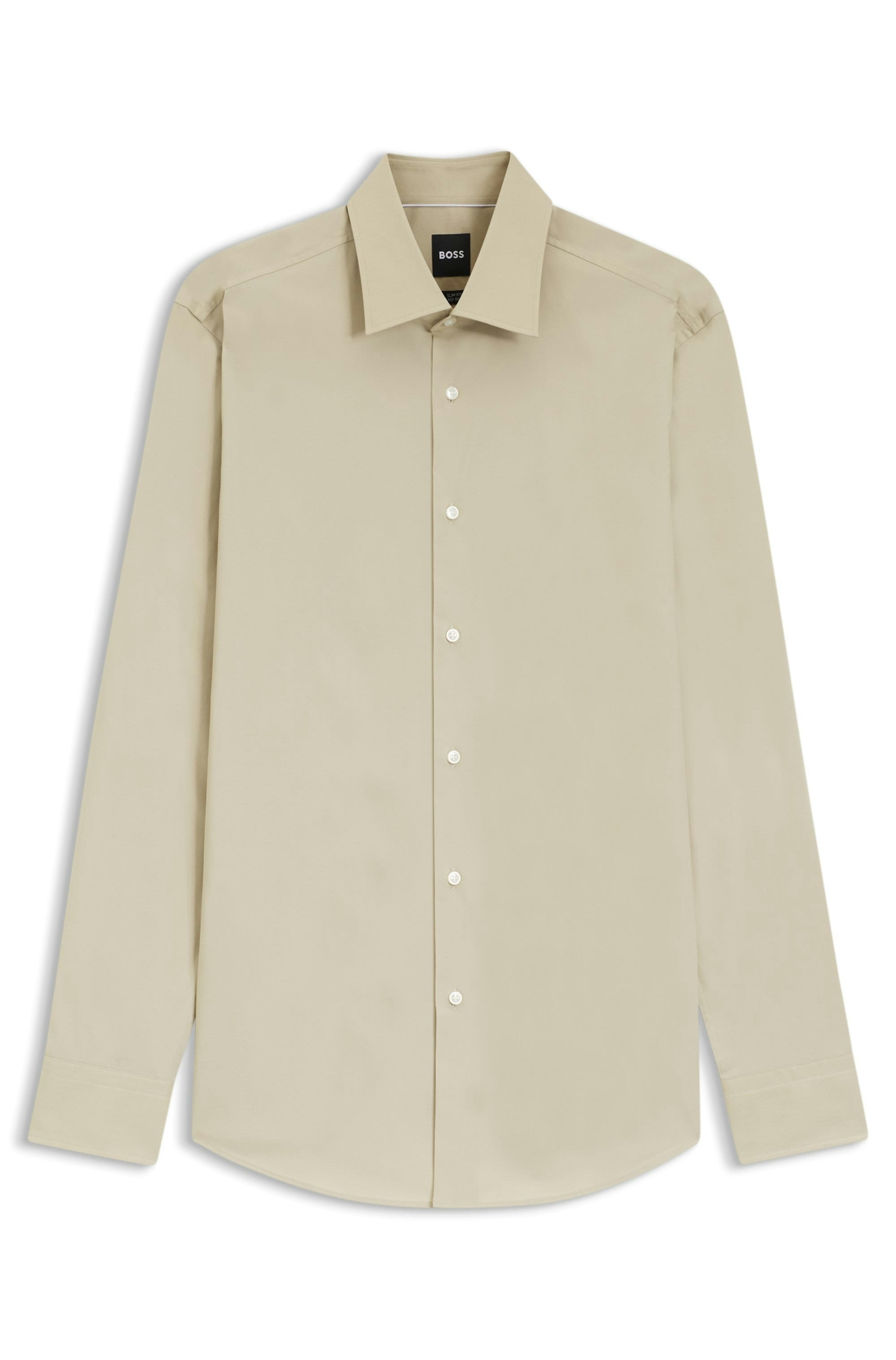 BOSS Chemise d'affaires Kentkragen, Slim-Fit, bügelleichte Qualität