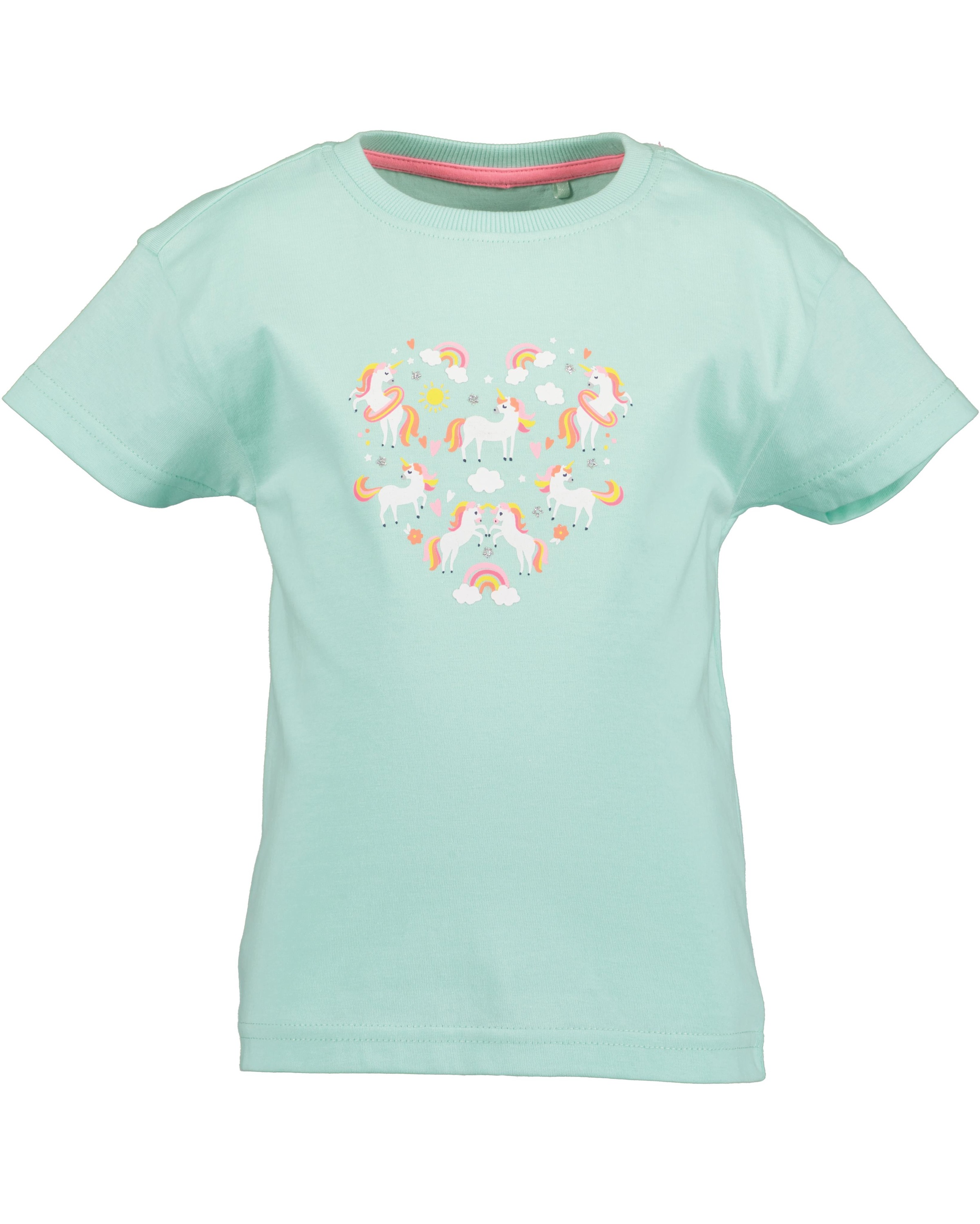 Blue Seven T-shirt à manches courtes Packung, 2 cuis mit süssen Einhorn-Drucken