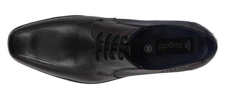 bugatti Chaussure à lacets  mit seitlicher Prägung, Freizeitschuh, Halbschuh, Schnürschuh