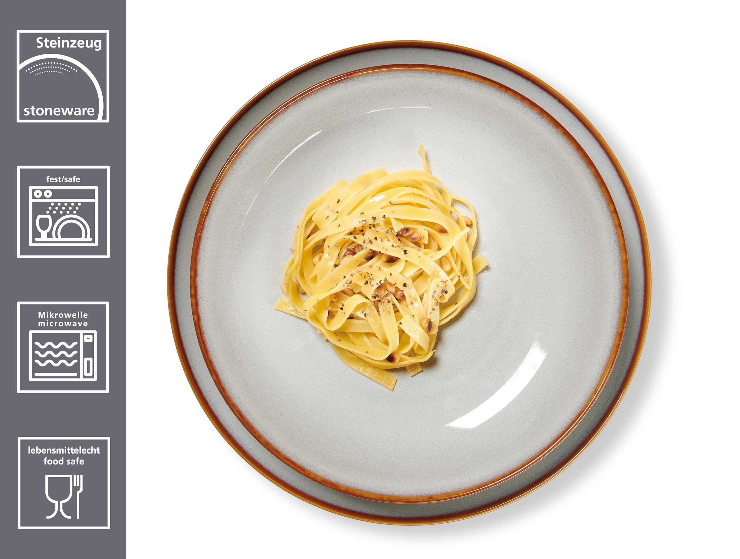 Ritzenhoff & Breker Service de table »Portofino« Reaktivglasur, jedes Stück ein Unikat