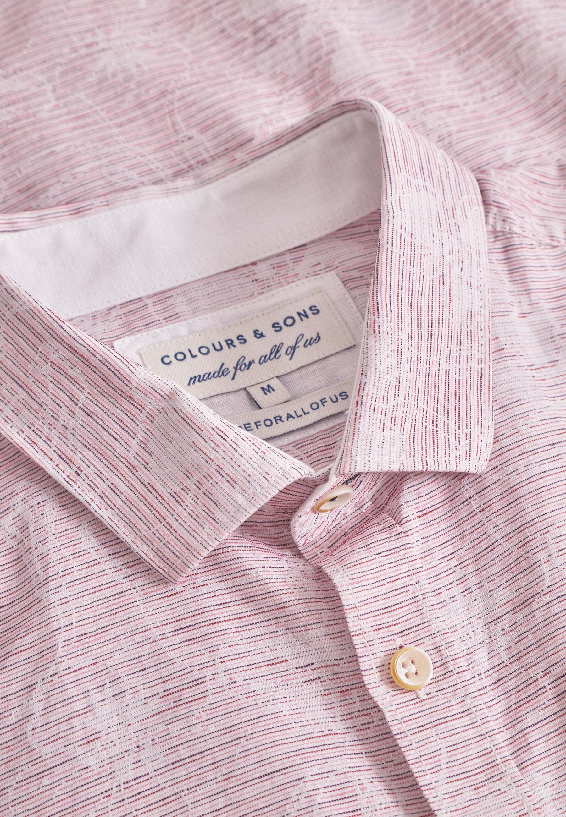 colours & sons Chemise à manches courtes »colours & sons Kurzarmhemd Shirt-Jacquard Flowers«