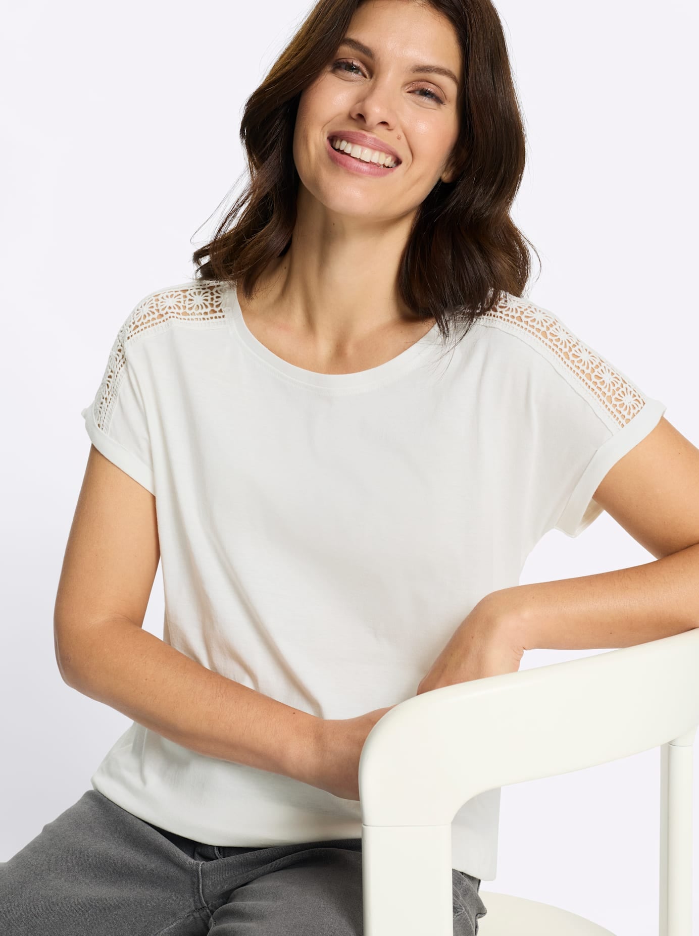 Classic Basics Shirt à col rond »Rundhals-Shirt« 1 pièces