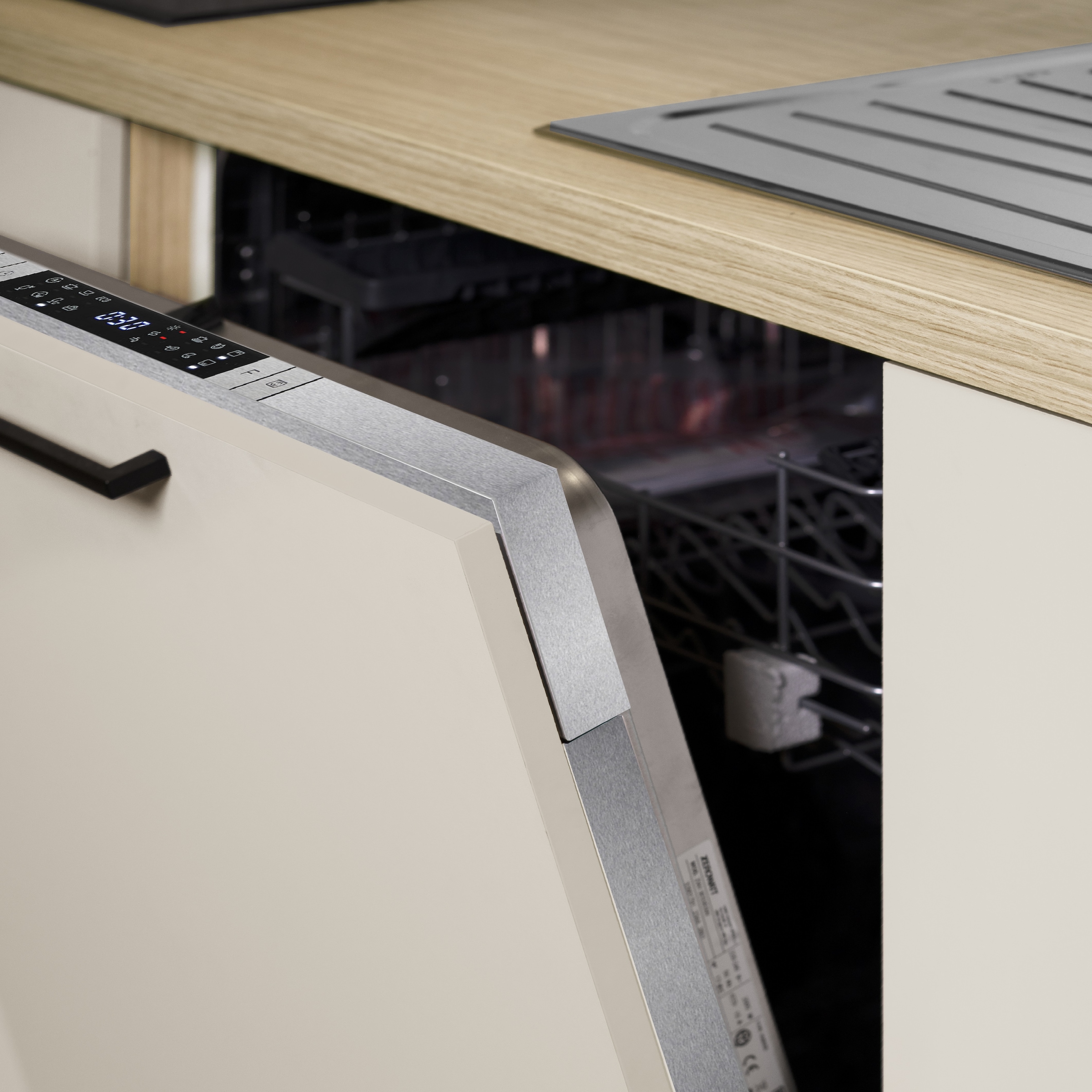 KOCHSTATION Kitchenette »KS-Luna, Einbauküche, Zeilenküche, Küchenblock« Breite 300 cm, wahlweise mit Hanseatic-E-Geräten, APL 35mm stark