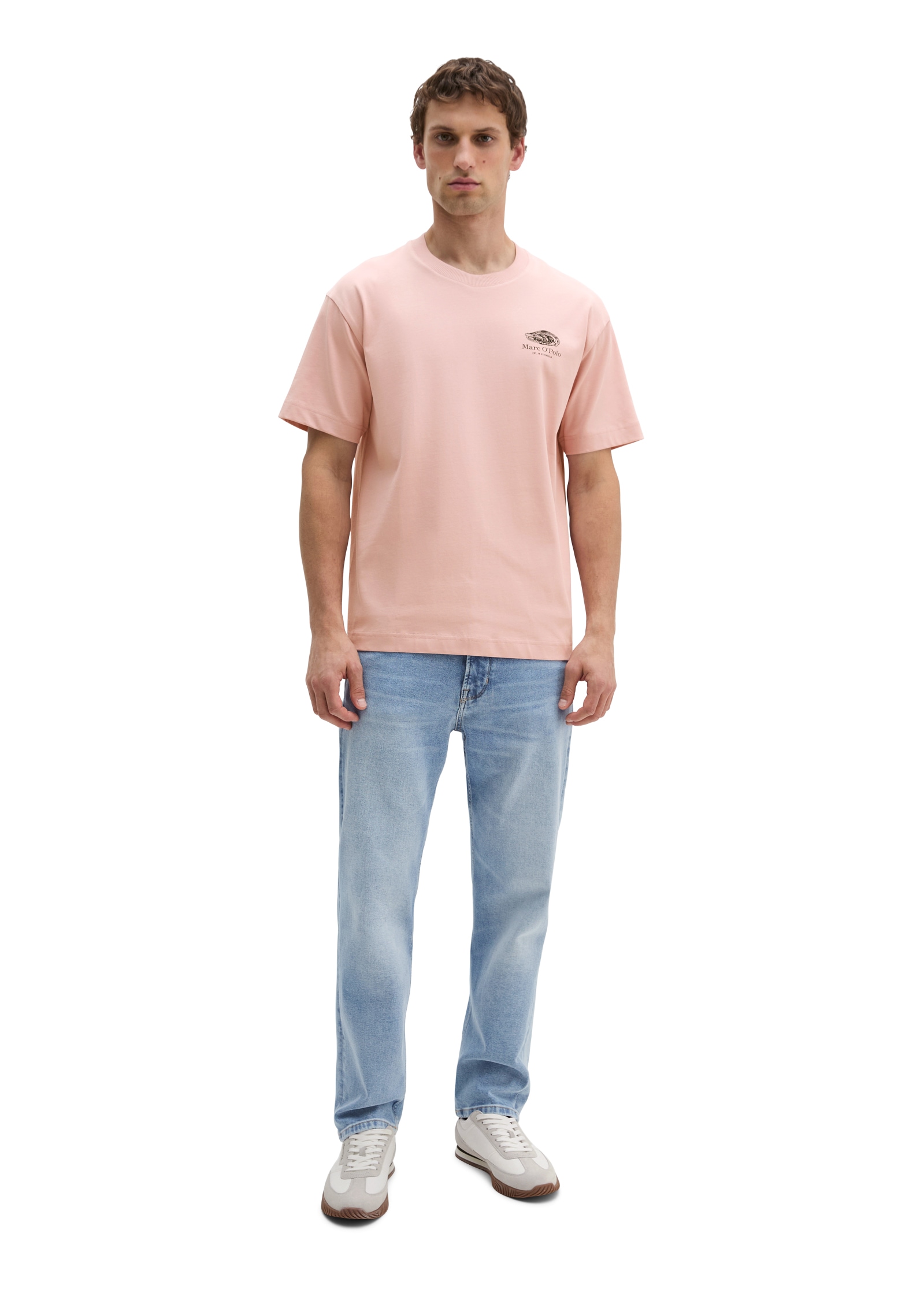 Marc O'Polo T-shirt ample avec imprimé marin dans le dos