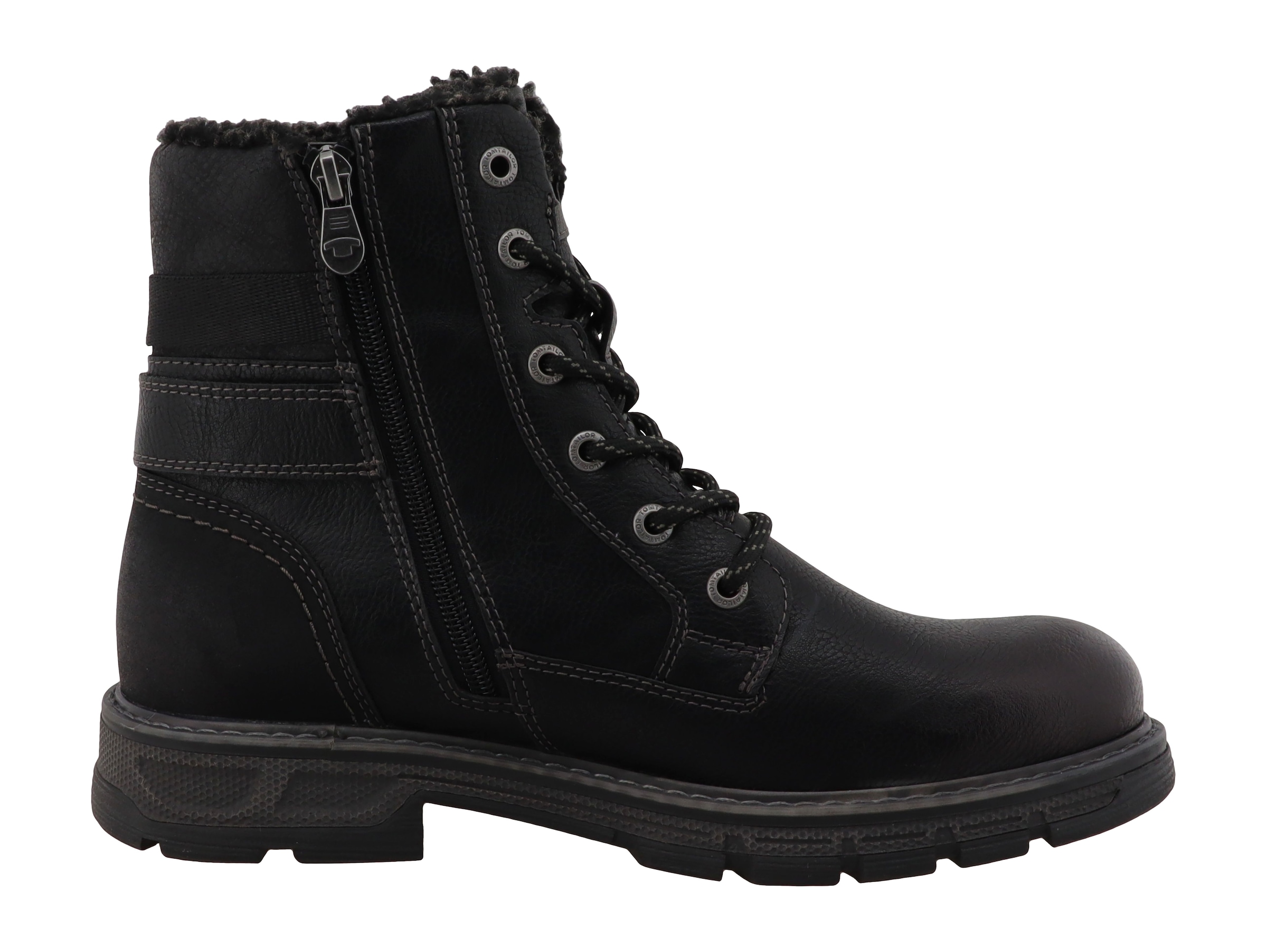 TOM TAILOR Bottes d'hiver  bottines à lacets avec revêtement TEX déperlant