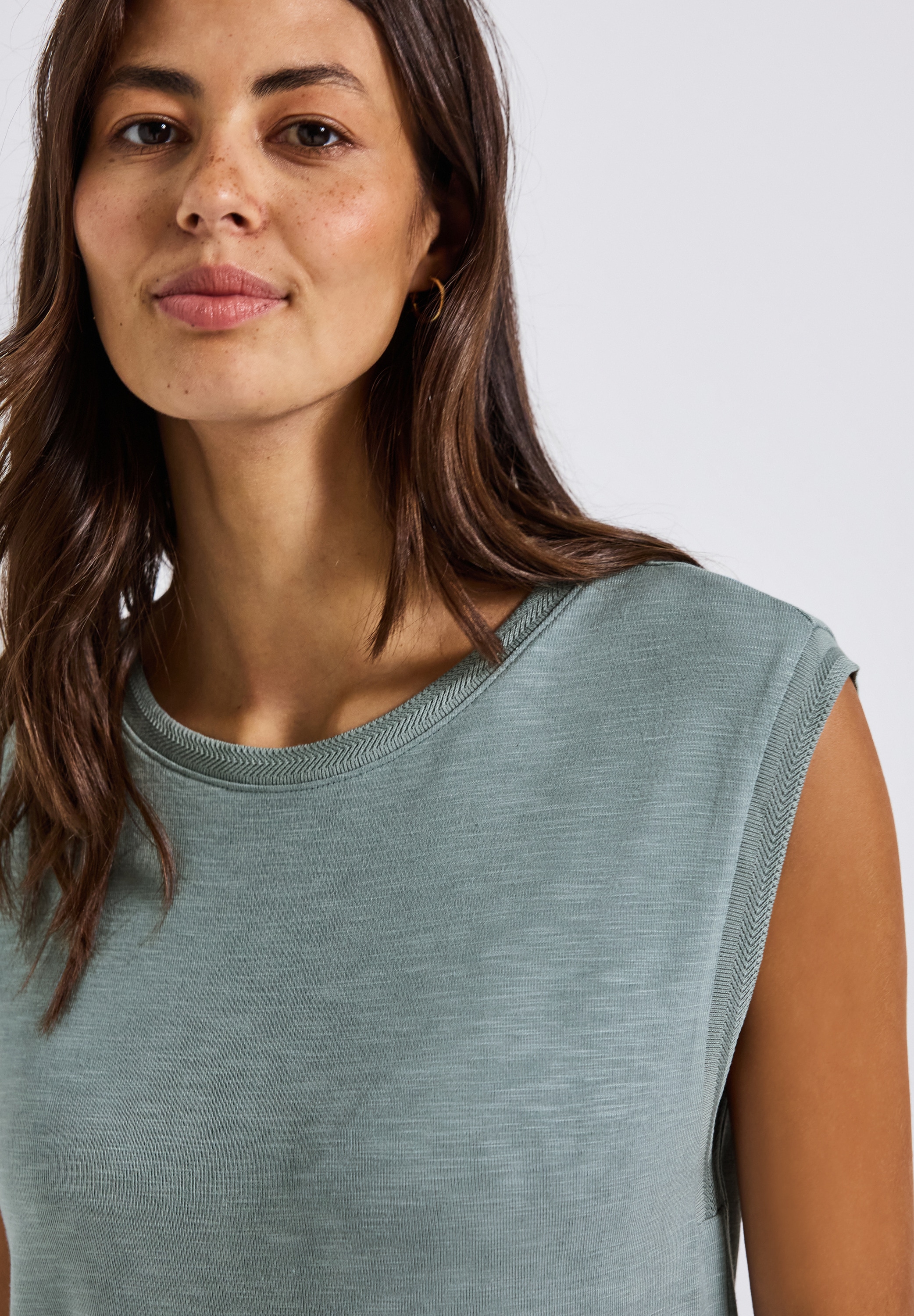 STREET ONE Haut de chemise , mit Dekotapes
