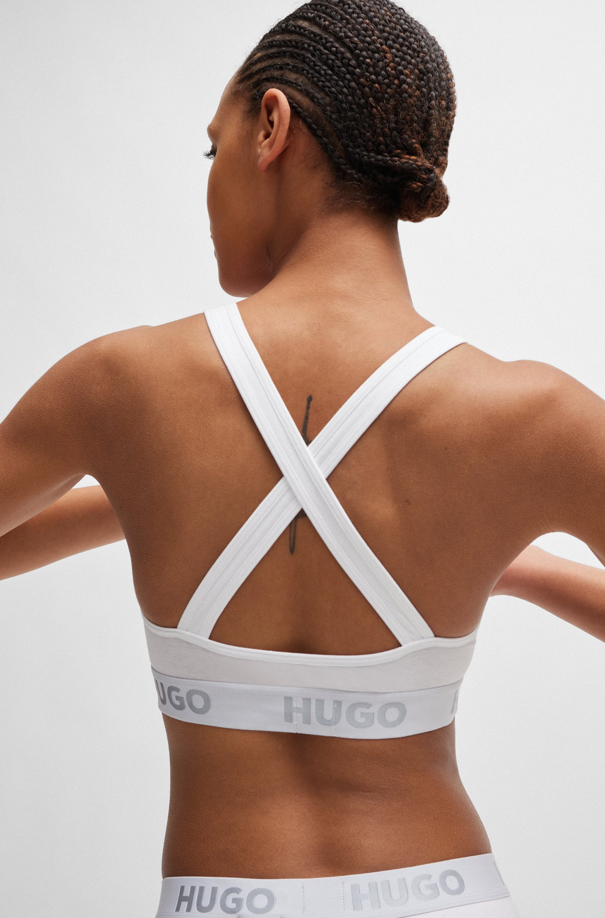HUGO Underwear Bralette-BH »BRALETTE PADDED SPOR« mit elastischem Bund