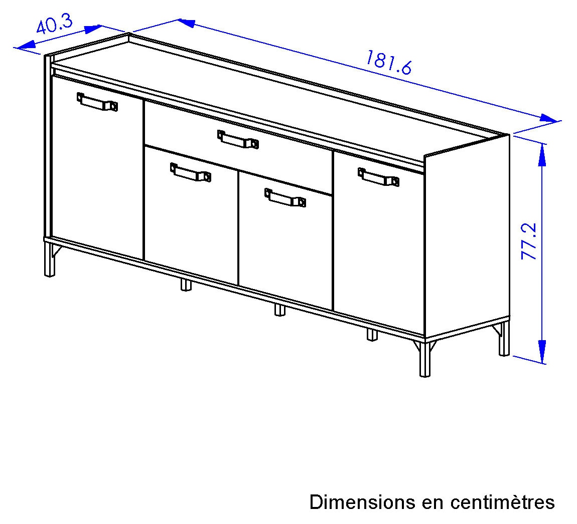 Gami Sideboard »CAMDEM« Praktisch und sehr funktional