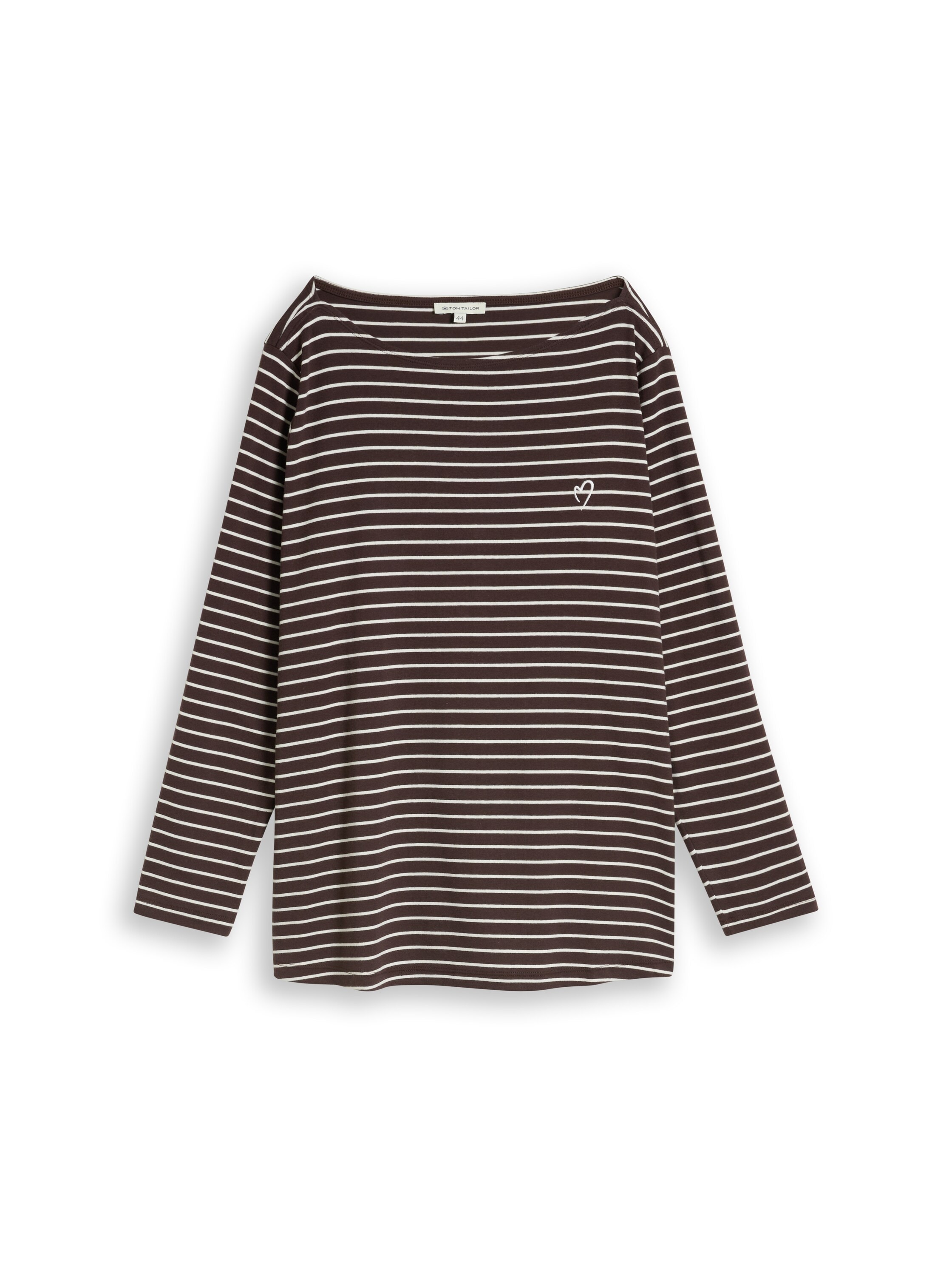 TOM TAILOR PLUS T-shirt à manches longues au design rayé