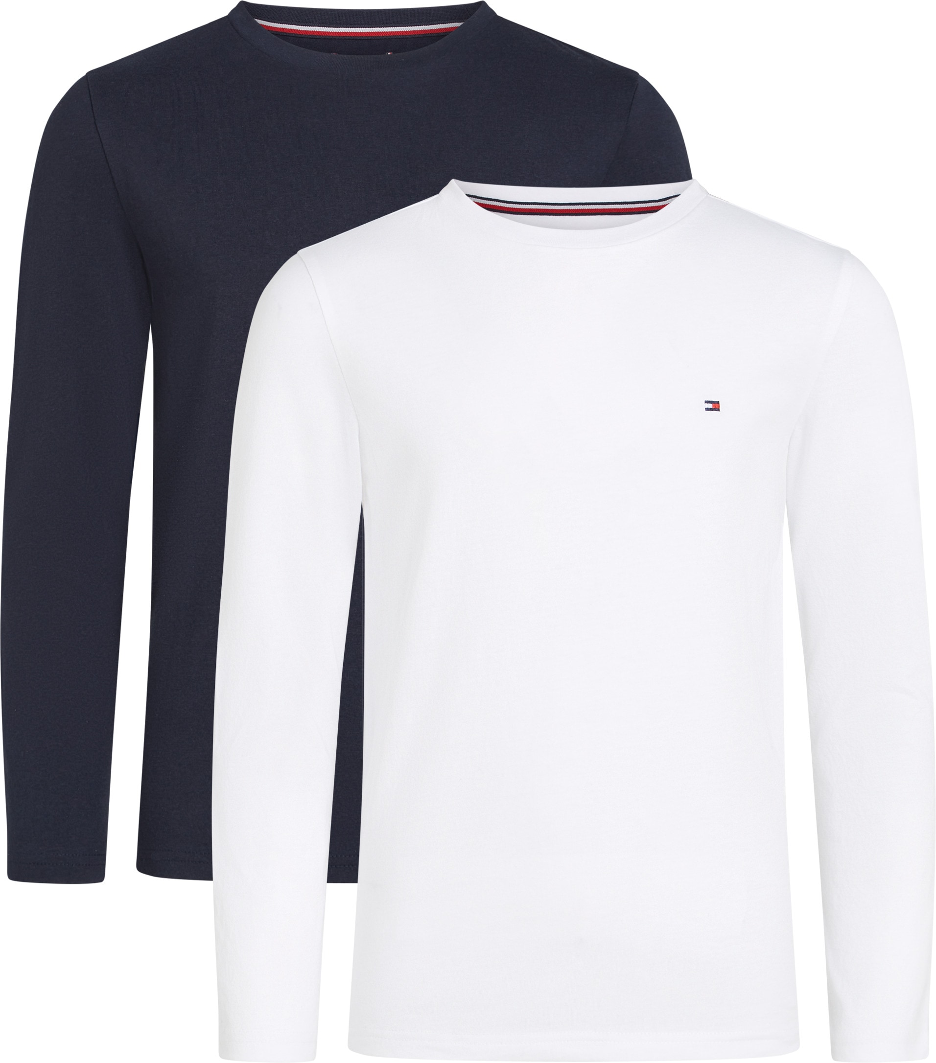 Tommy Hilfiger Underwear Langarmshirt »2P CN TEE LS« Packung, 2er-Pack, 2 Stk. mit Markenlabel