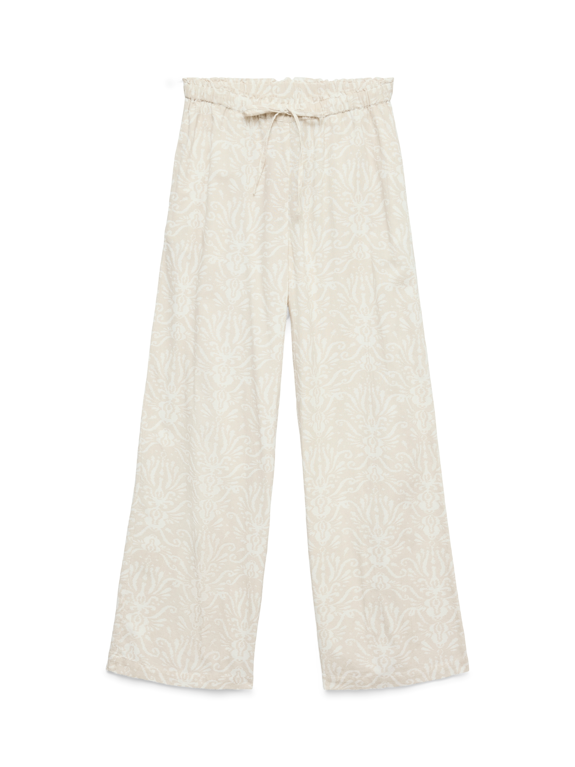 Vero Moda Pantalon à enfiler »VMDICTHE NW WIDE TIE PANT WVN GA«  Coton, oversize