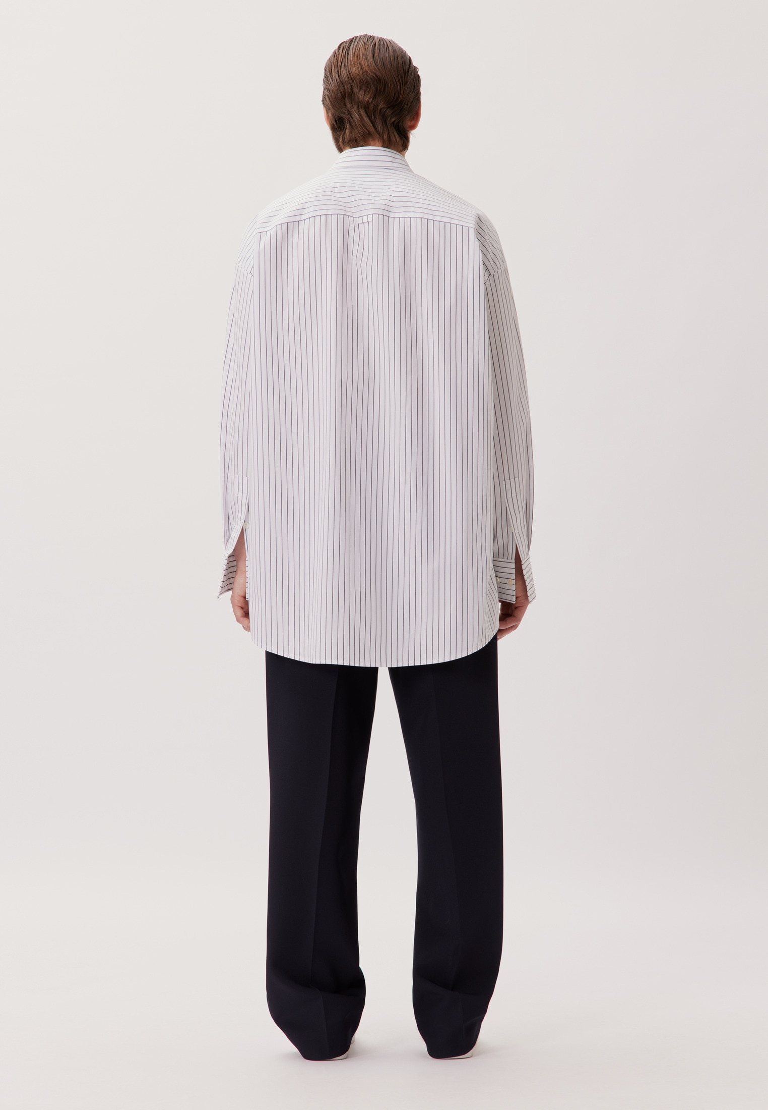 studio seidensticker Businesshemd »Studio« Oversized 1/1 Kentkragen Streifen