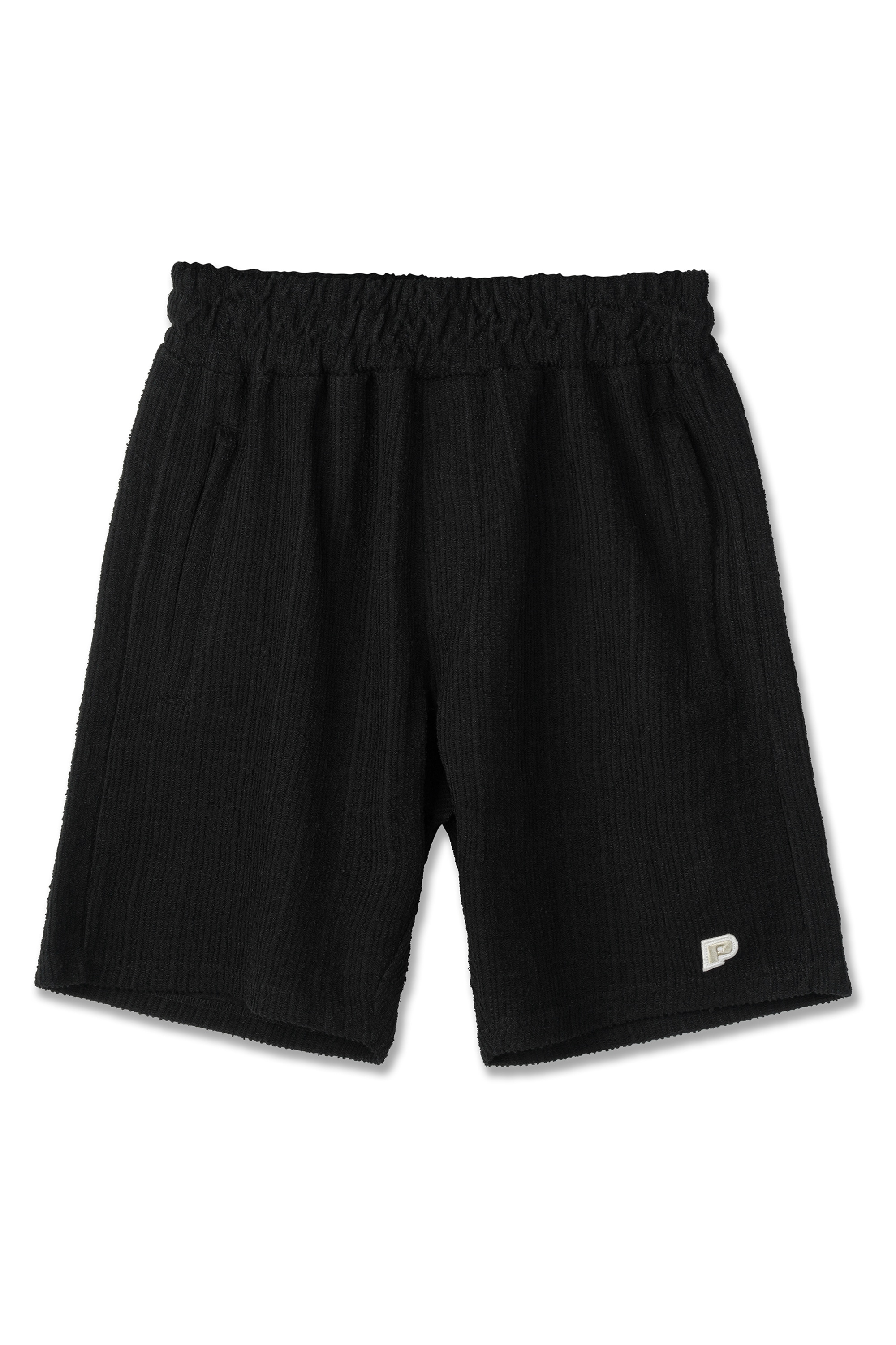 PEGADOR Short »Libco Structured Knit Shorts«  mélange de matériaux, coupe régulière