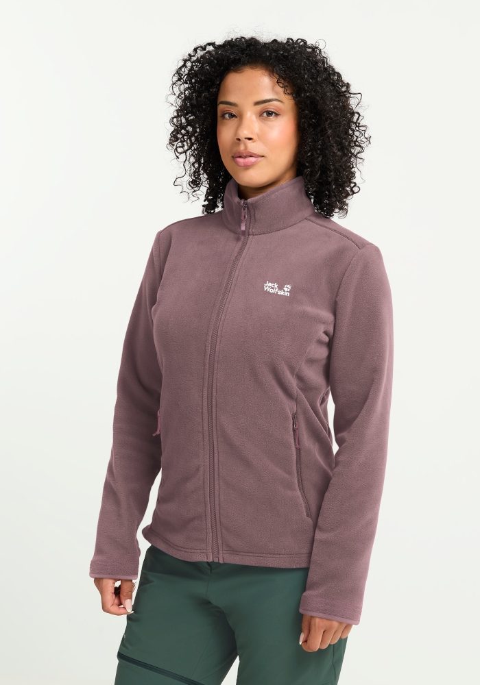 Jack Wolfskin Veste polaire »TAUNUS 200 FZ W« comme couche intermédiaire sportive, pour la randonnée et les loisirs, chauffant