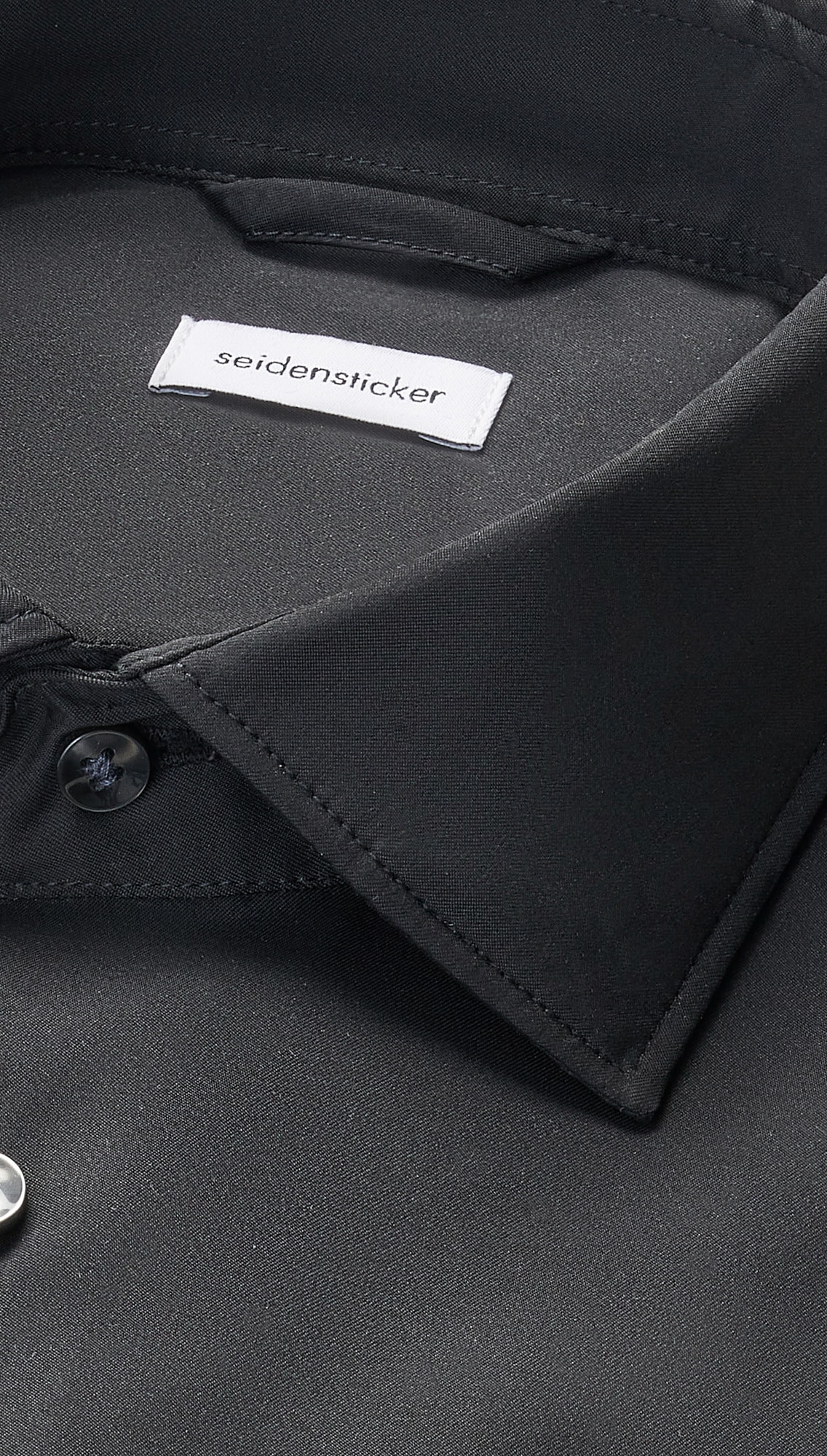 seidensticker Chemise d'affaires »Schwarze Rose« Regular 1/1 Kentkragen Uni