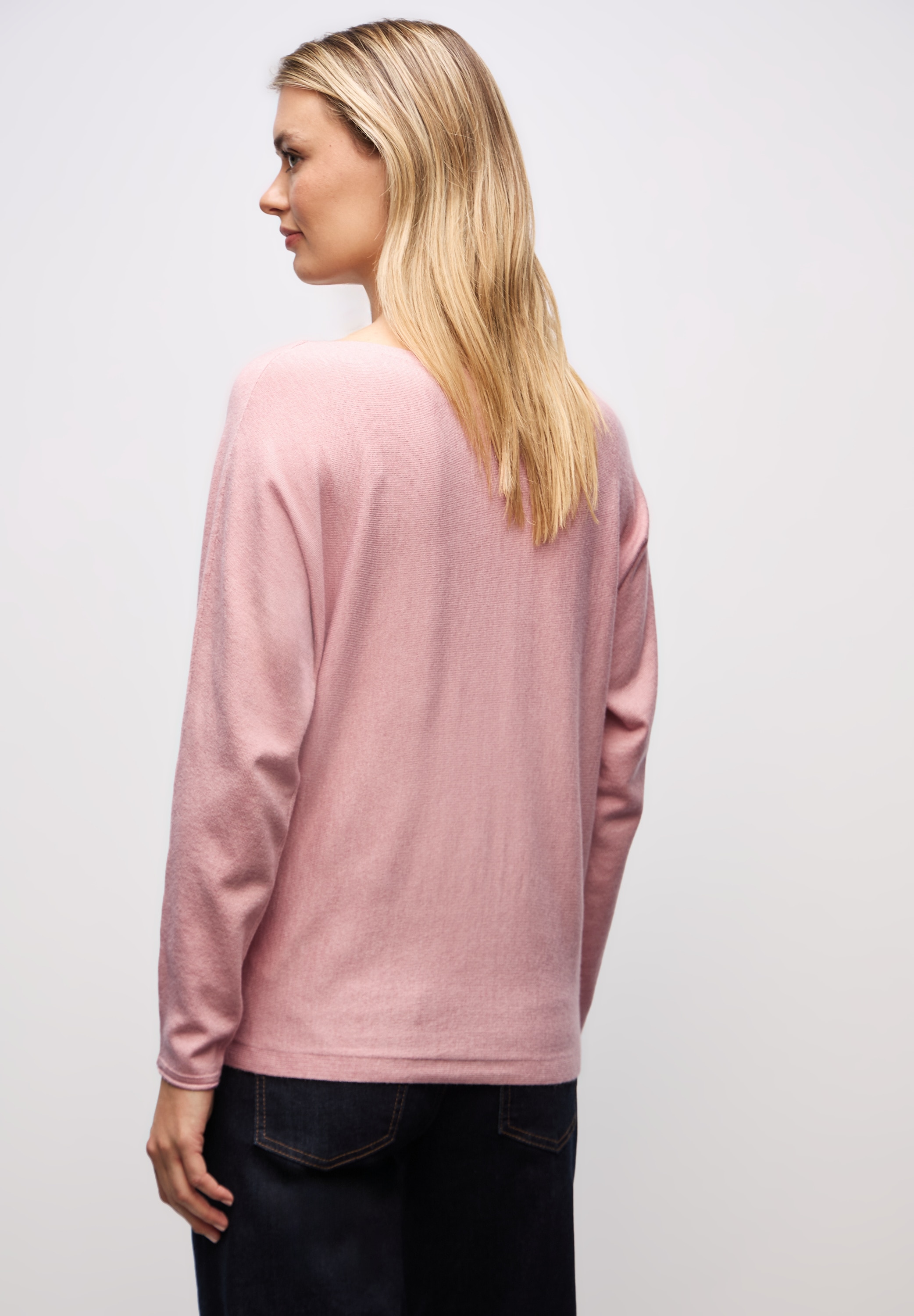 STREET ONE Pull en tricot Dolman, mit U-Boot-Ausschnitt