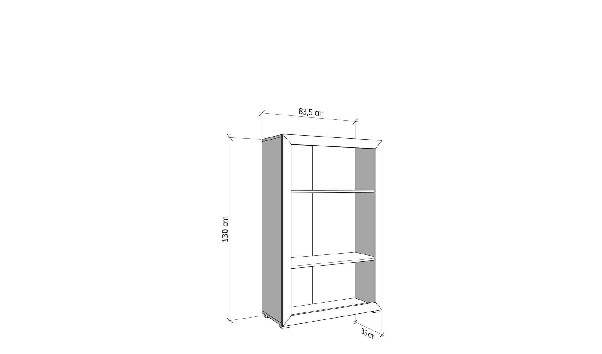 Home affaire Vitrines »Essex Vitrinenschrank, Glasschrank, Standvitrine, Highboard/Sideboard« Präzise Heissfolienprägung, Metallgriff, Eleganter Glasboden