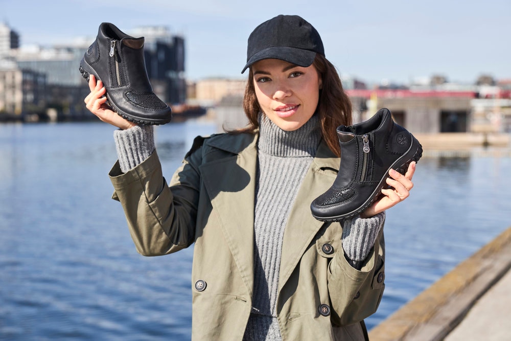 Rieker Bottines à enfiler »Ready2GO«  bottines, boots décontractés, semelle profilée, avec fermeture éclair latérale