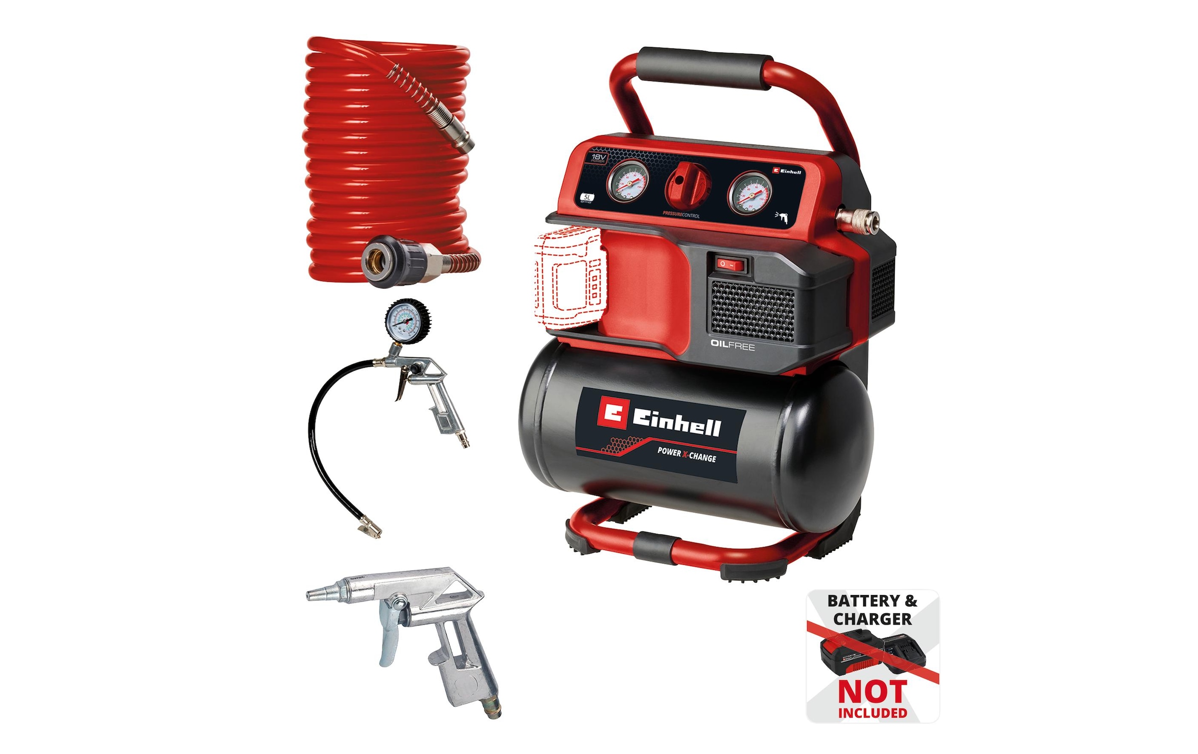 Einhell Akku-Handkompressor »TE-AC 18/75 Li Set EX CH«