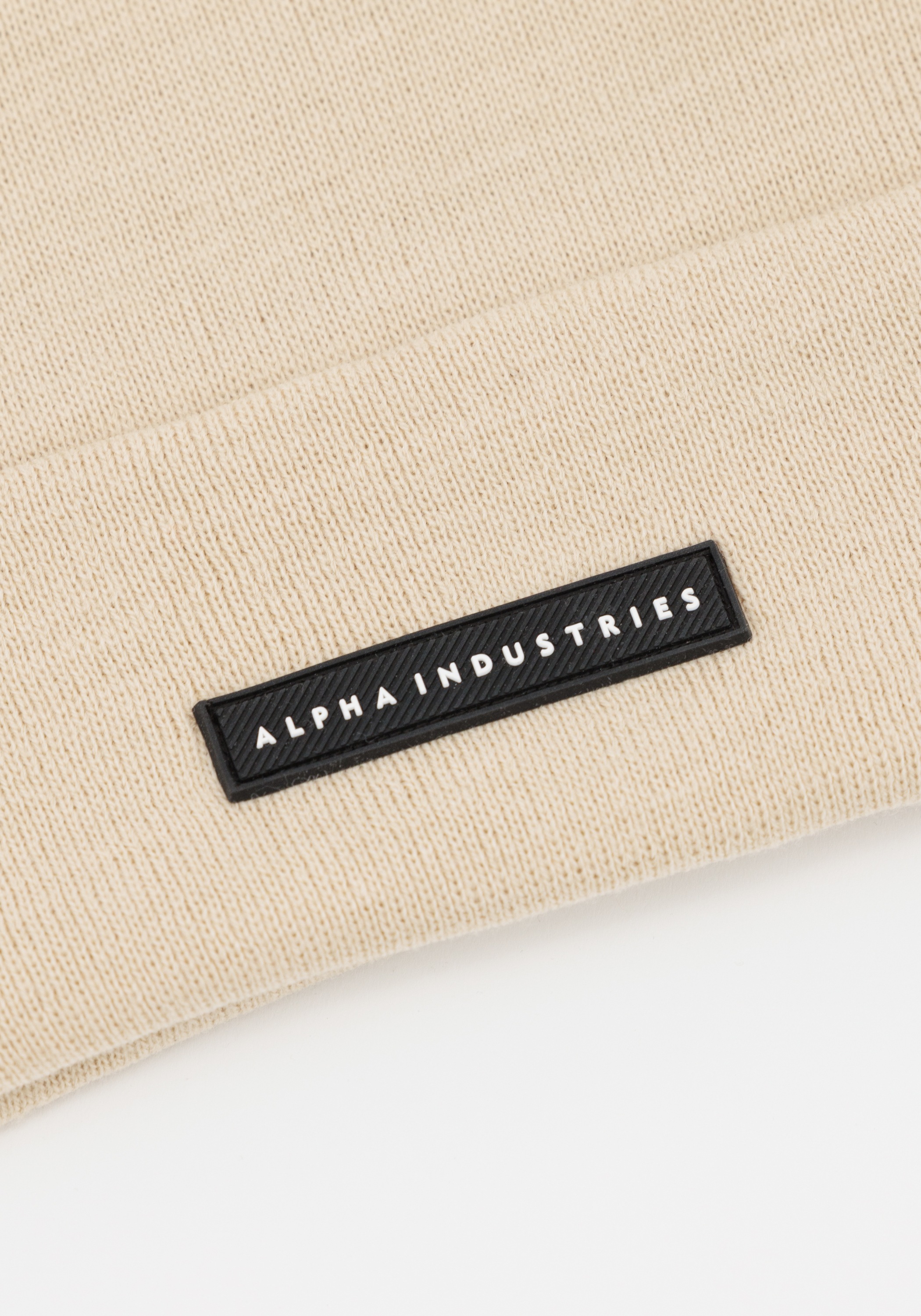 Alpha Industries Skimütze »Rubber Logo Beanie«