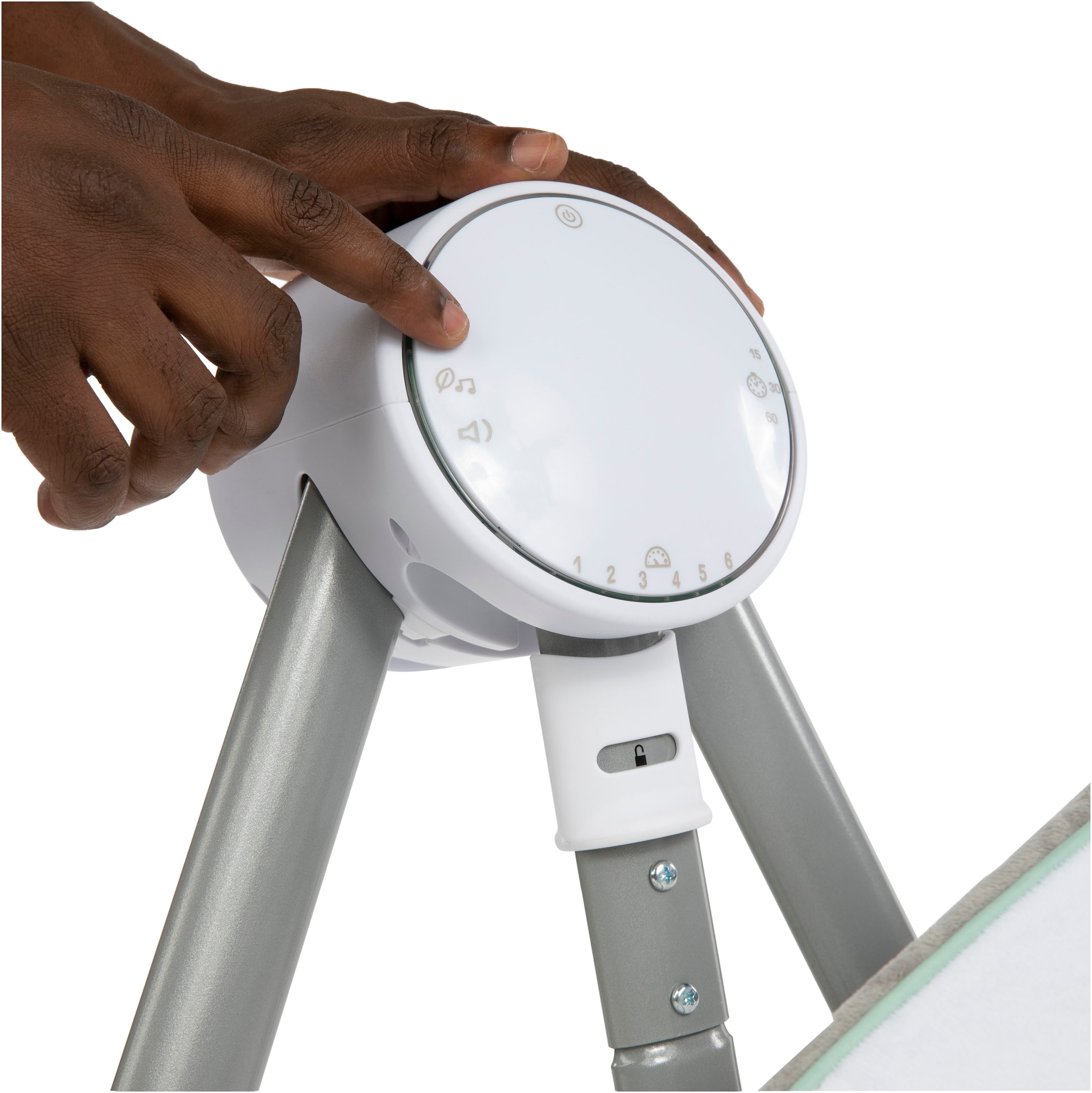 ingenuity Transat pour bébé »AnyWay Sway Dual-Direction Portable Swing – Ray« bis 9 kilos mit Sound-Effekt