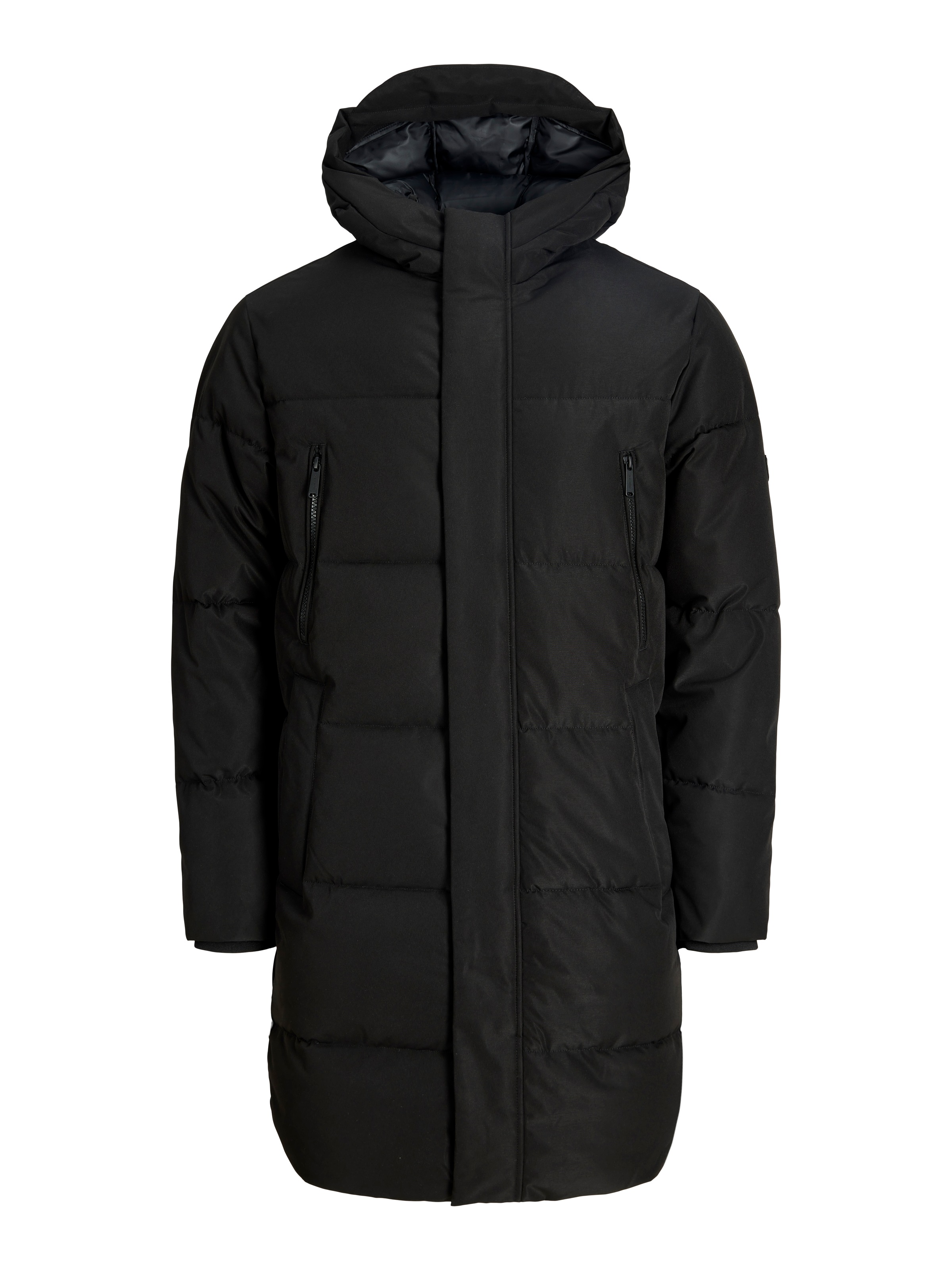 Jack & Jones PlusSize Steppjacke »JJEBECKS LONG PUFFER SN PLS« mit Kapuze Kunstfaser, länger geschnitten