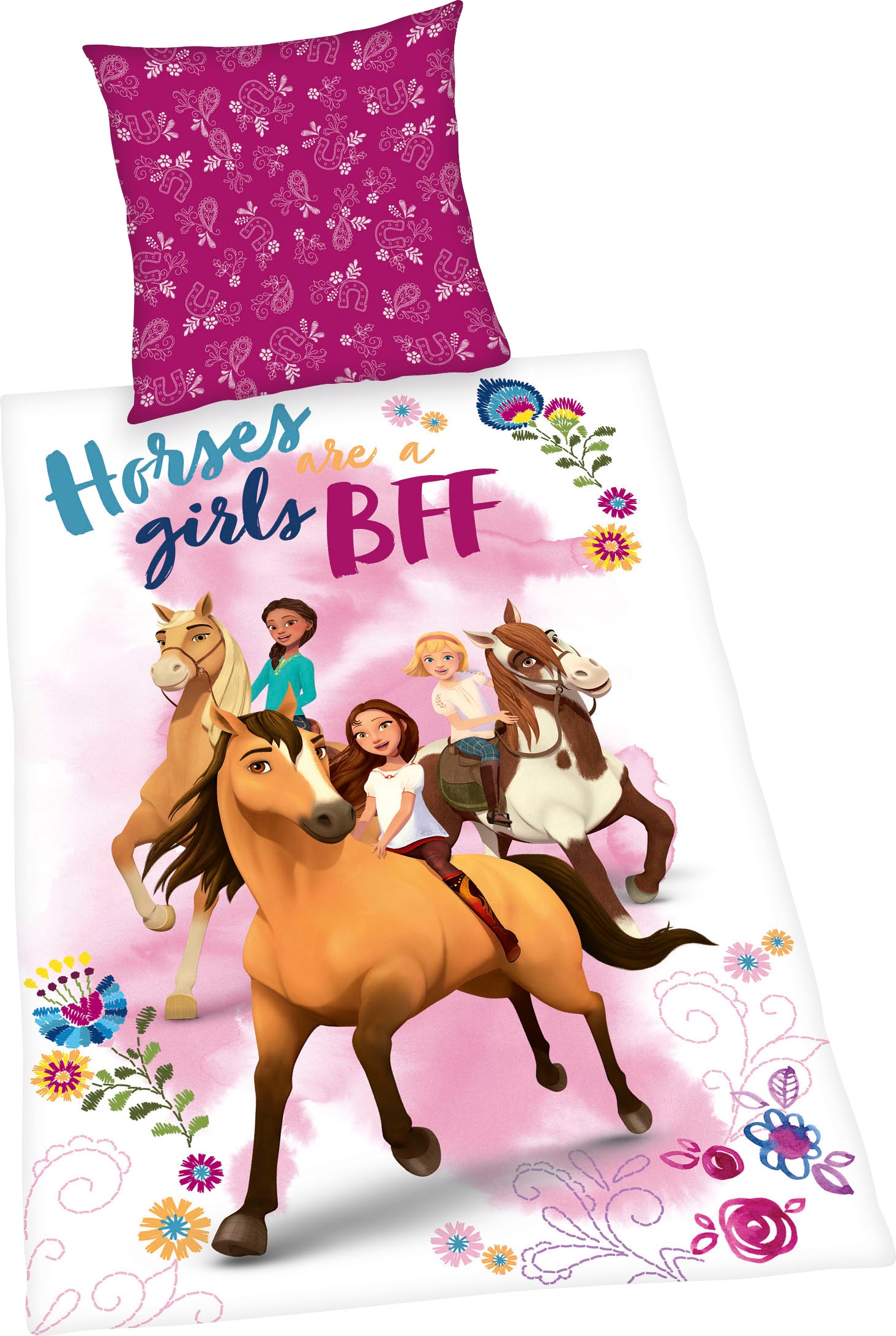   Kinderbettwäsche »Spirit« 2 Stk. mit tollem Motiv