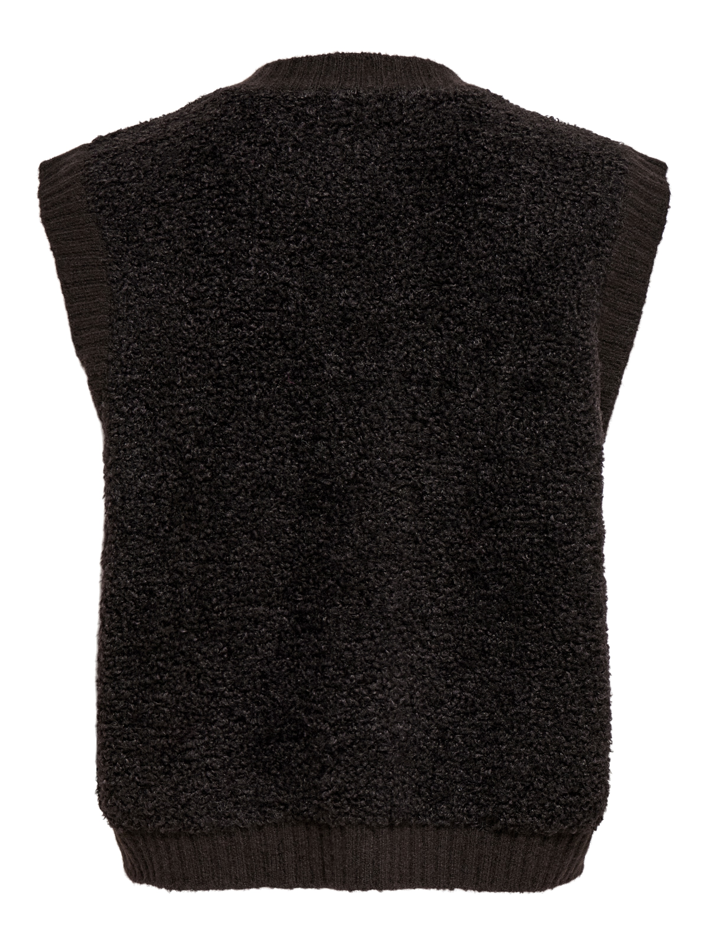 JDY Gilet tricoté »JDYEIRA LIFE S/L O-NECK BUTTON VEST KNT« Mélange de matériaux, avec laine et stretch