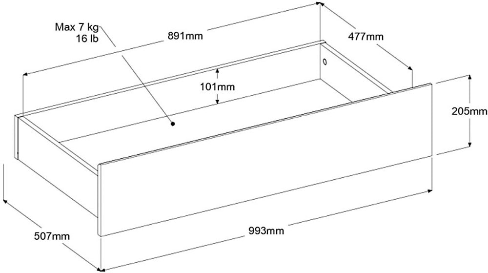 Parisot Schlafzimmer-Set 4 Stk. tlg. viel Stauraum, schöne Optik, Einsätze an Schrank und Kommode drehbar