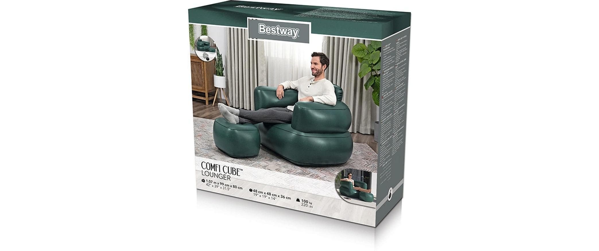 Bestway Fauteuil gonflable »Lounger assortiert, 107 x 99 cm«
