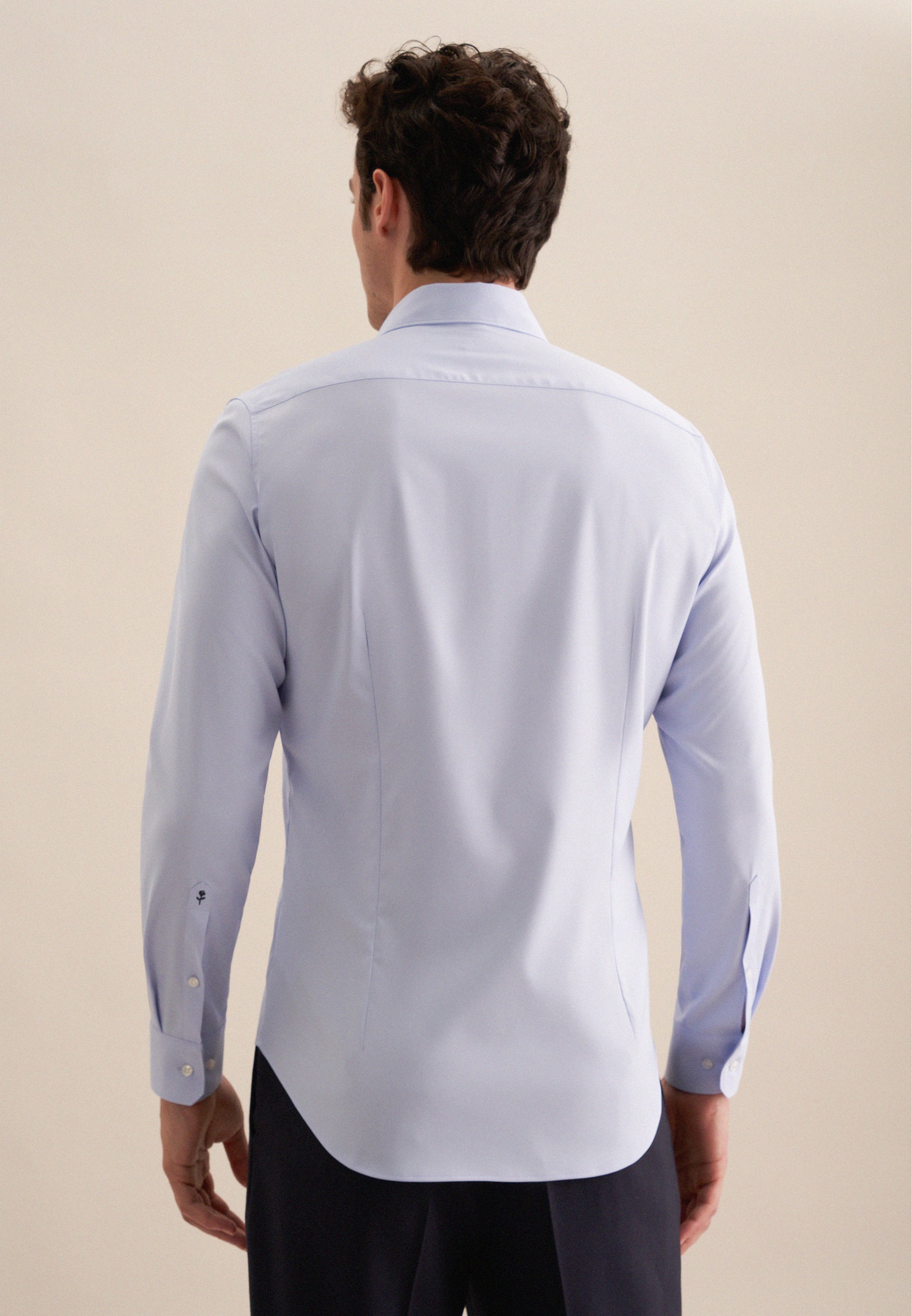 seidensticker Chemise d'affaires »Schwarze Rose« col Kent uni X-Slim 1/1